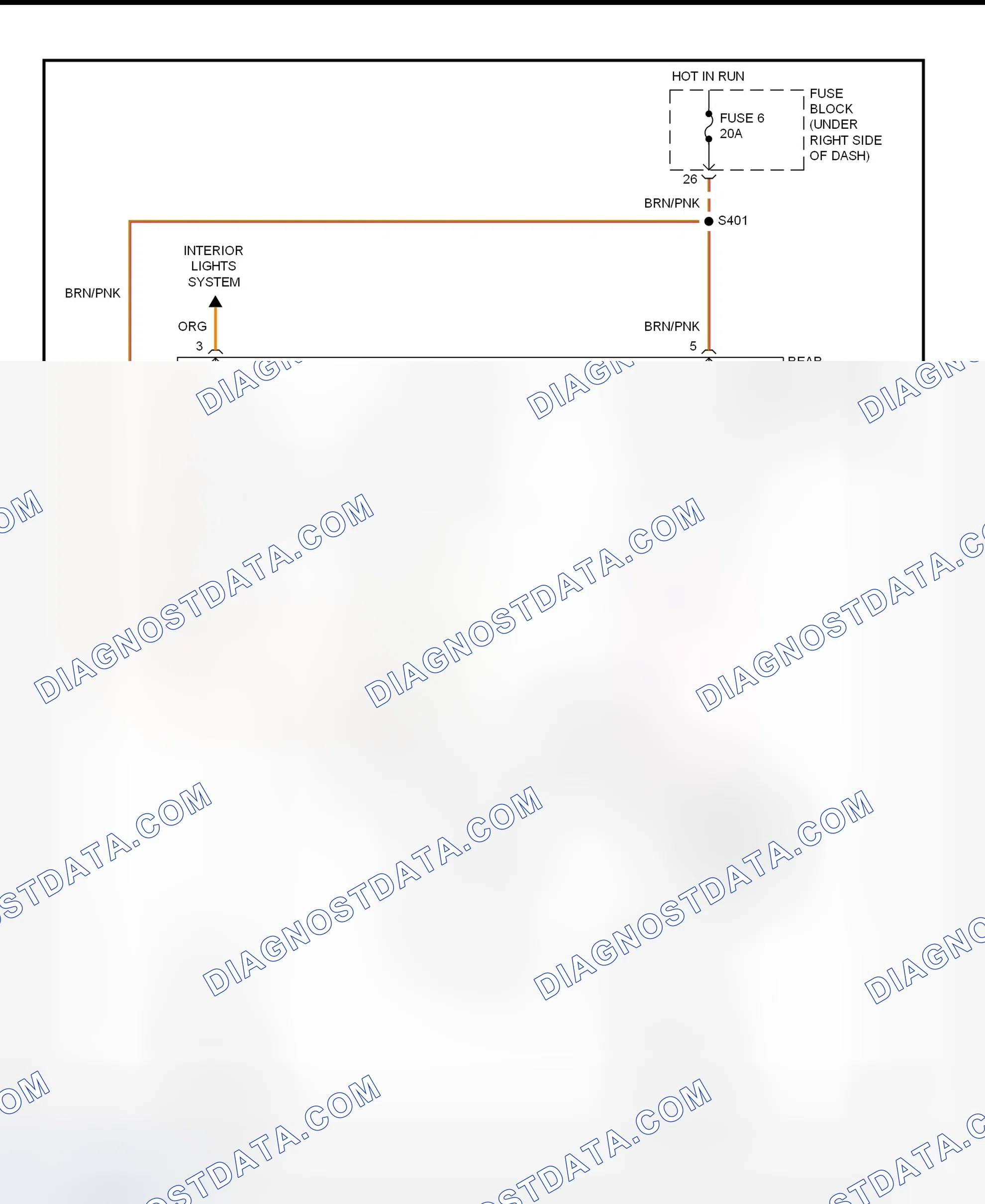 Scheme 4: Rear Wiper/Washer System Wiring Diagram (Wrangler)