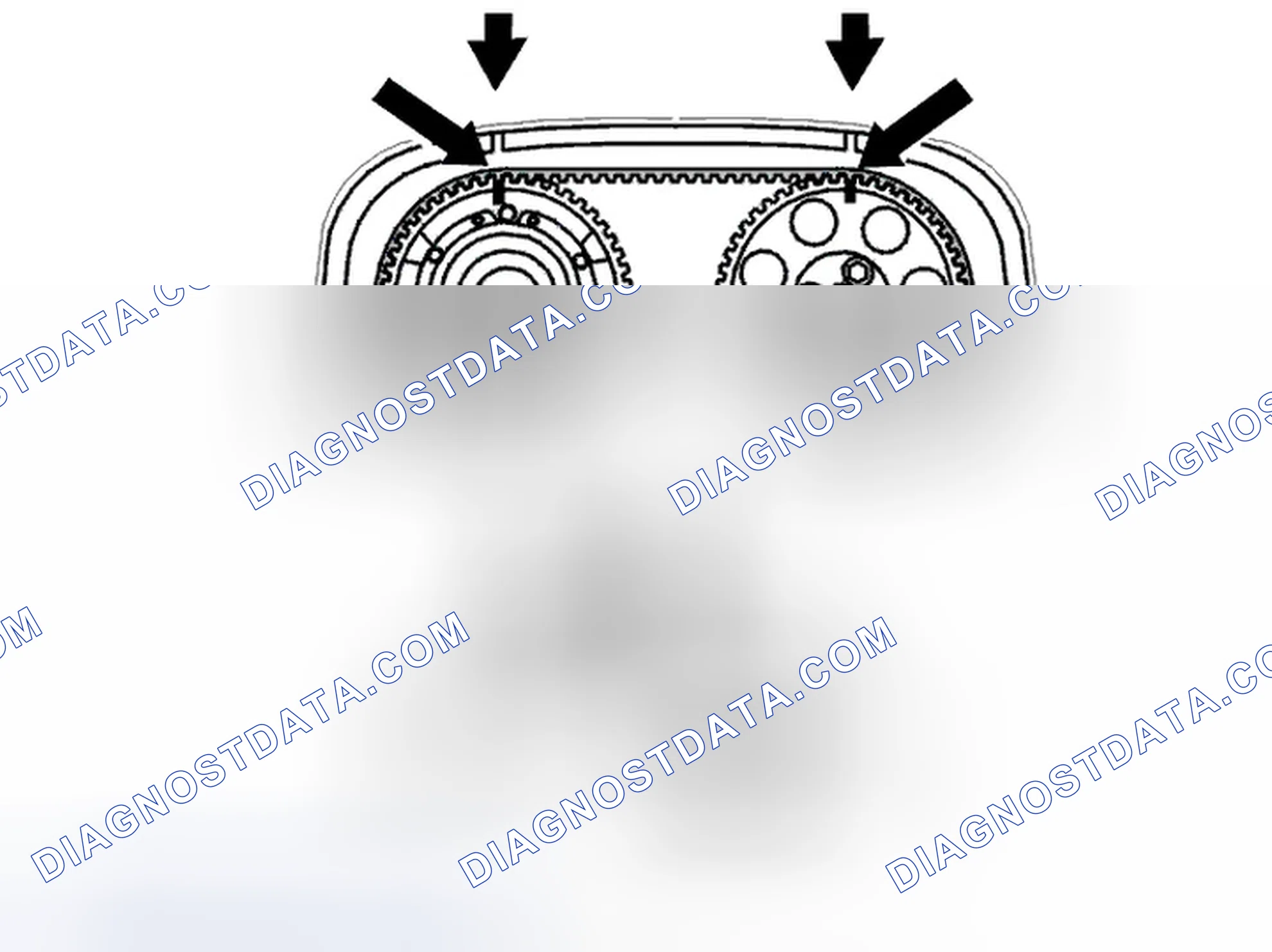 Scheme 496: Installing the timing belt