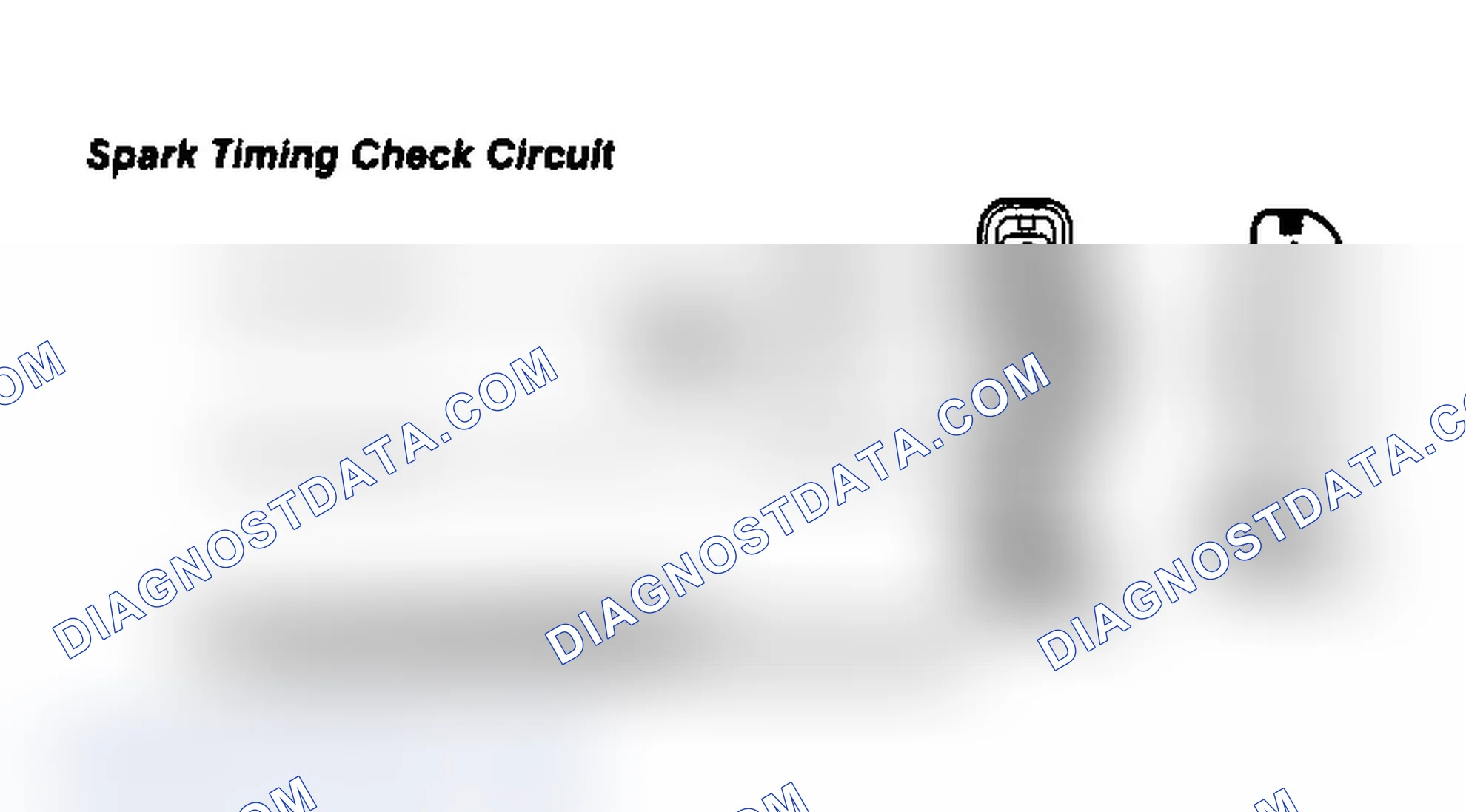 Scheme 76: Spark Timing Check Circuit