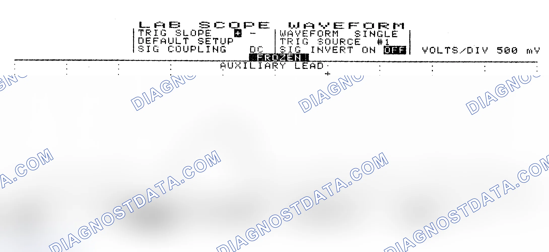 Scheme 10: Single Injector w/Excessive Current Flow - Current Pattern