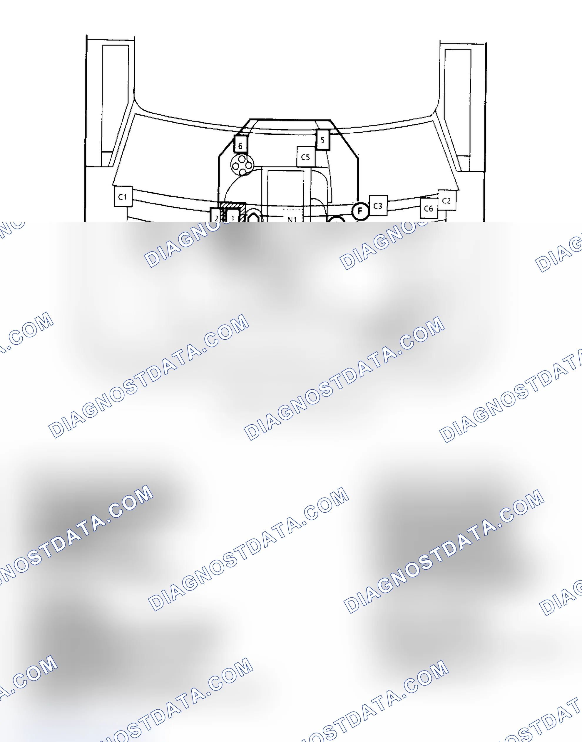Scheme 141: Component Locations for Astro & Safari 2.5L