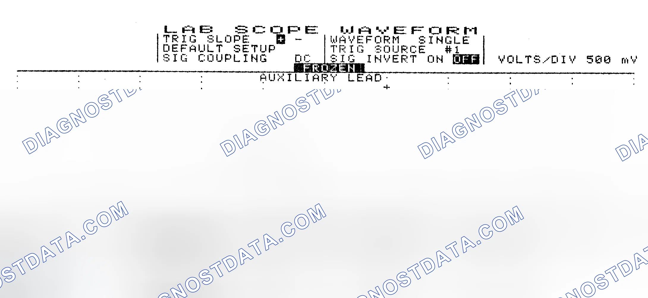 Scheme 10: Single Injector w/Excessive Current Flow - Current Pattern