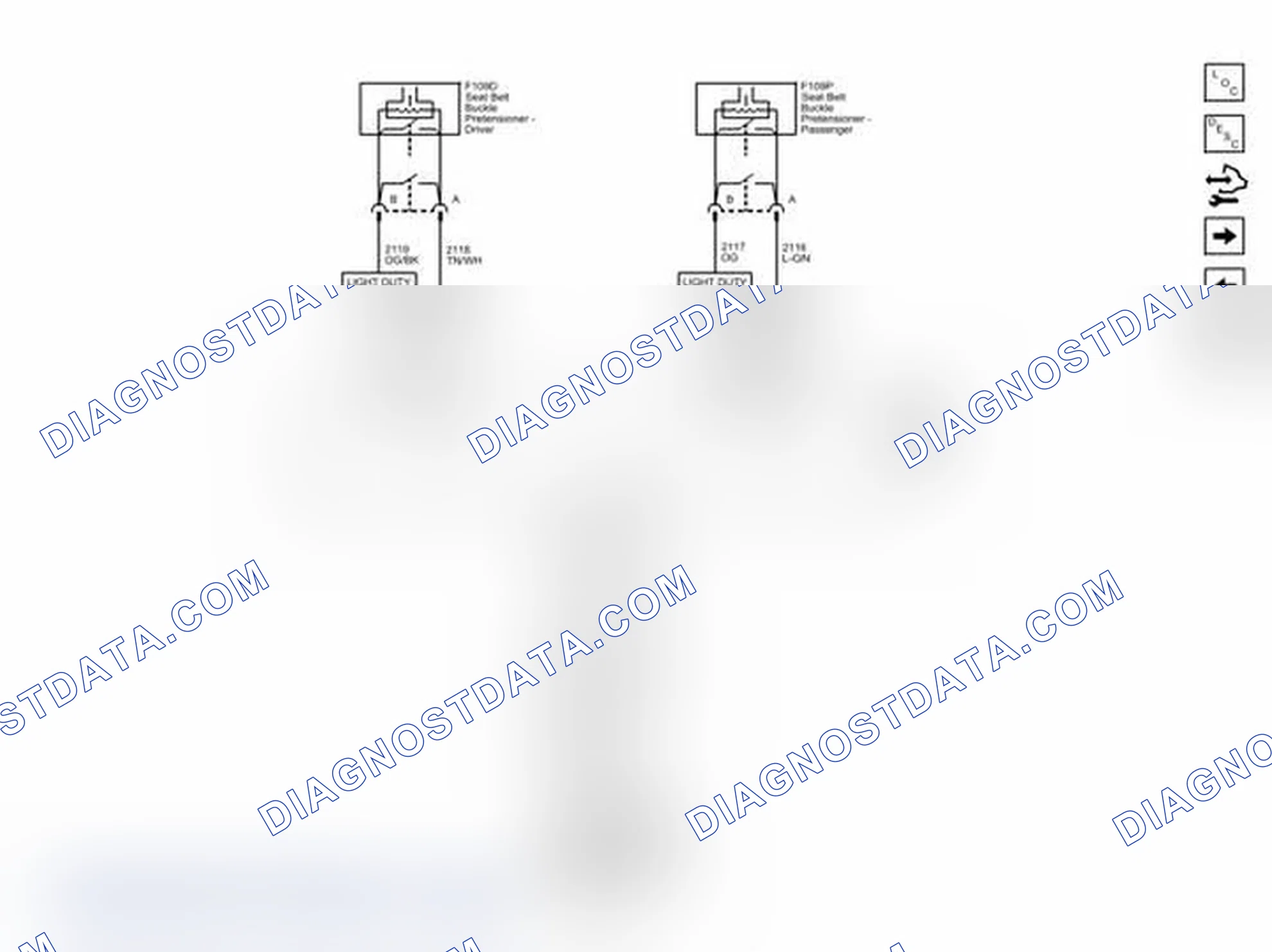 Scheme 4: Inflatable Restraint Sensors Wiring Schematics