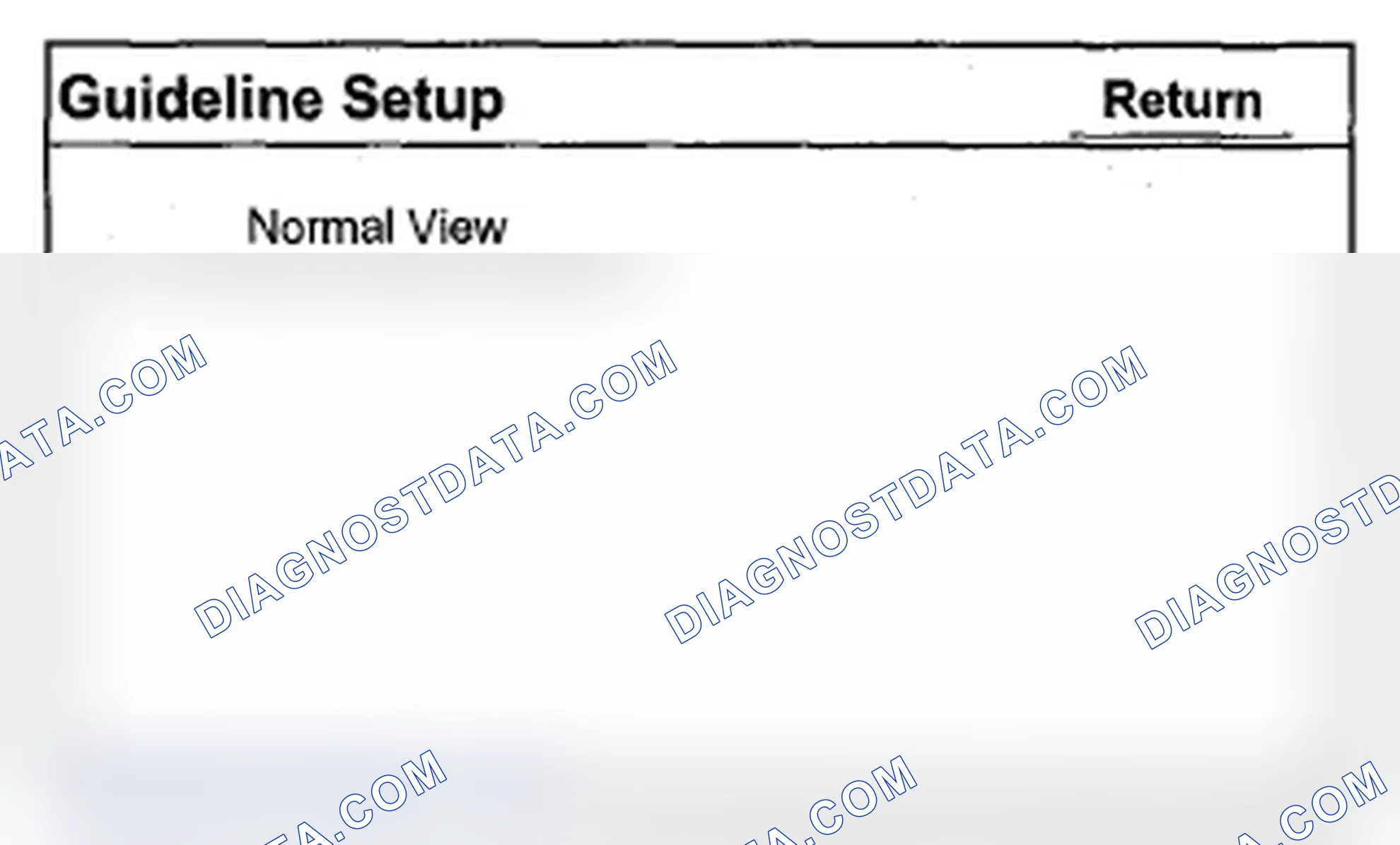 Scheme 1027: Guideline Setup
