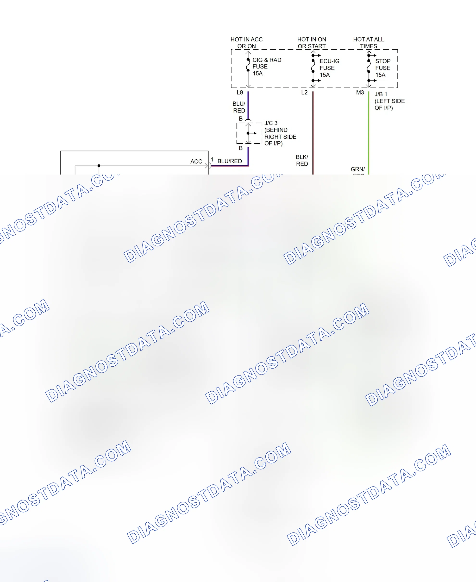 Scheme 94: Shift Interlock System Wiring Diagram (Camry)