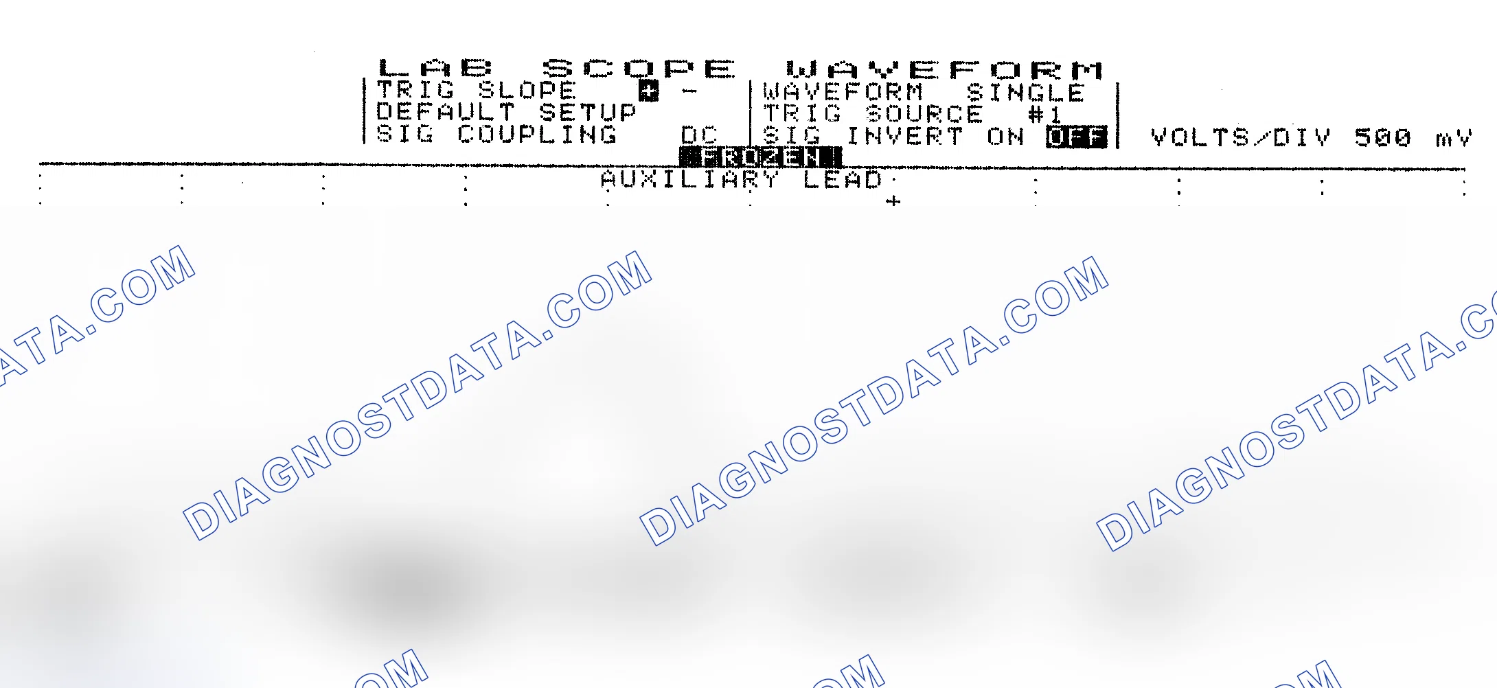 Scheme 10: Single Injector w/Excessive Current Flow - Current Pattern