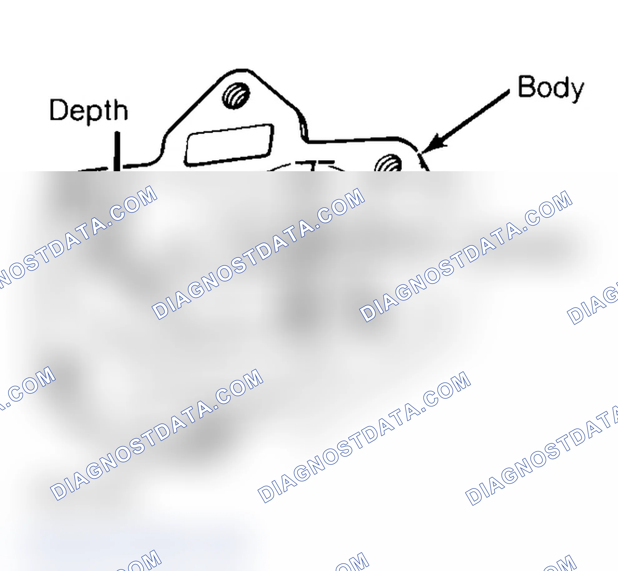 Scheme 35: Measuring Oil Pump Gear Cavity