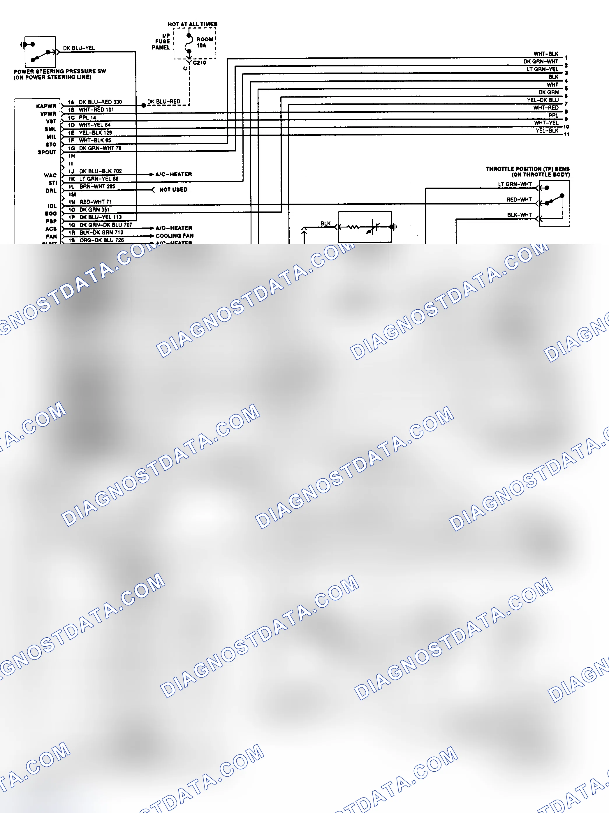 Scheme 161: EEC Wiring Diagram (1.8L M/T - 1 of 2)