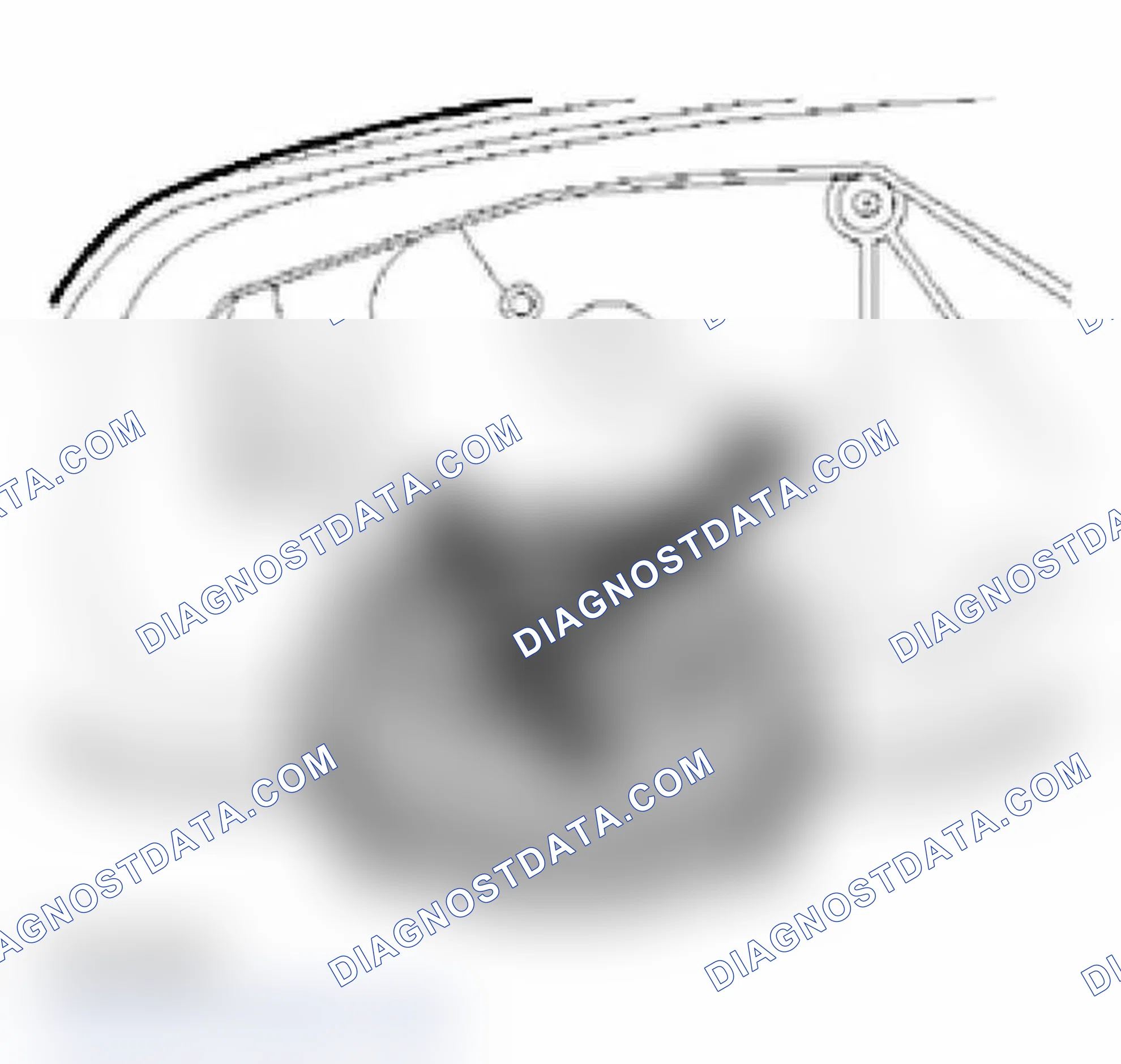Scheme 1: Electric mirror adjusting unit, replacing