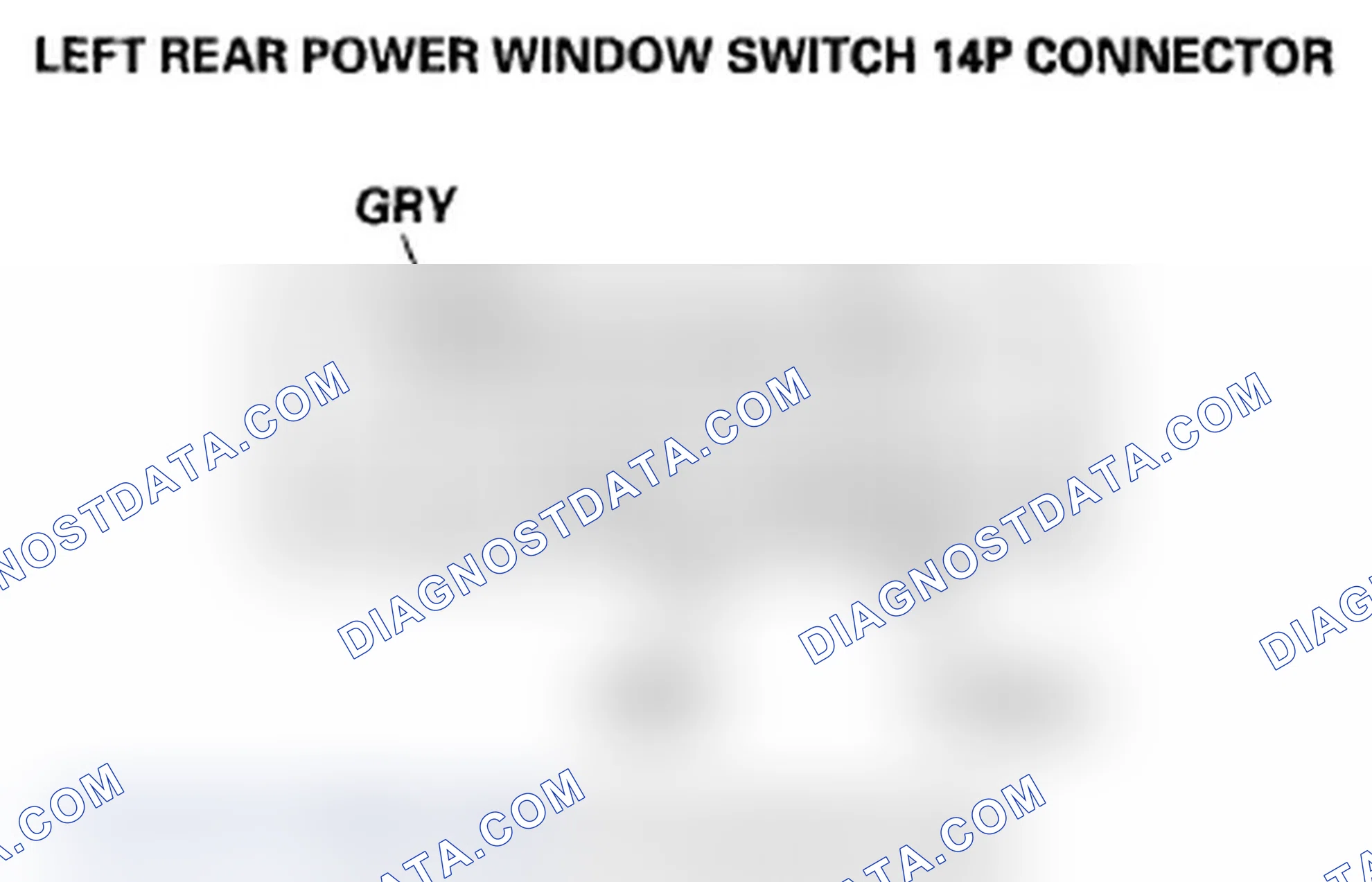 Scheme 38: LEFT REAR POWER WINDOW SWITCH