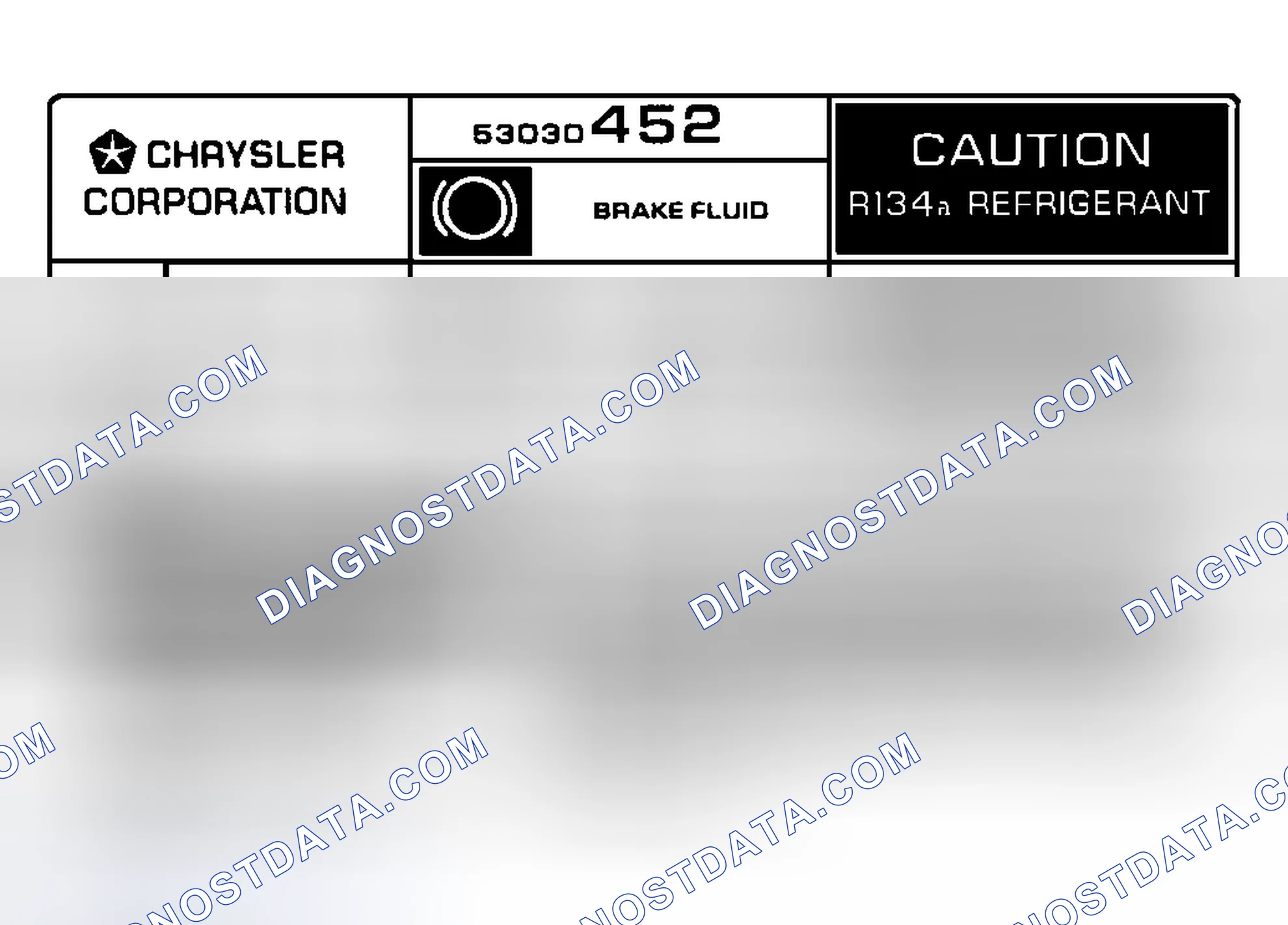 Scheme 8: Underhood A/C Specification Labels
