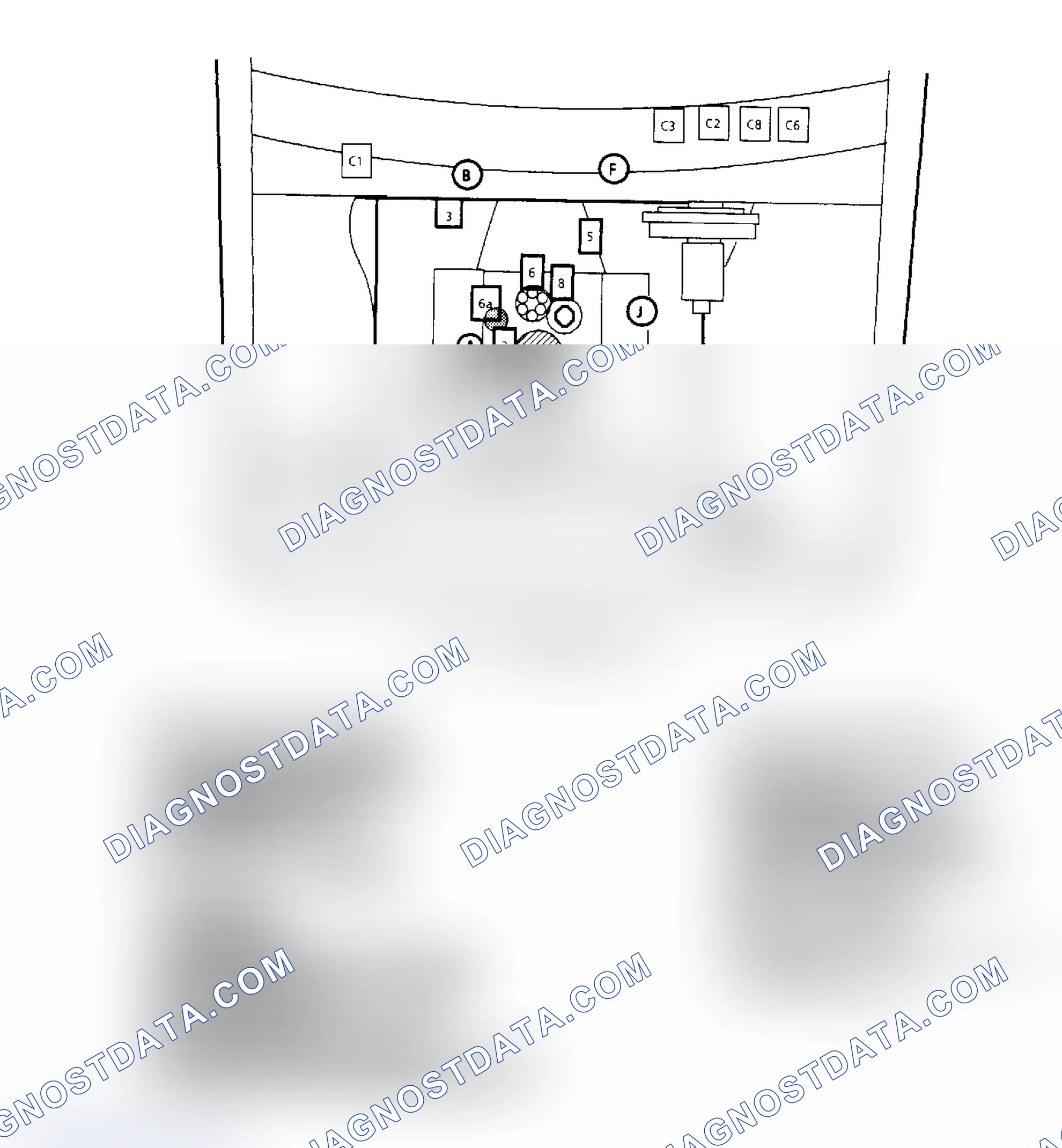 Scheme 148: Component Locations for "C/K" Series 4.3L