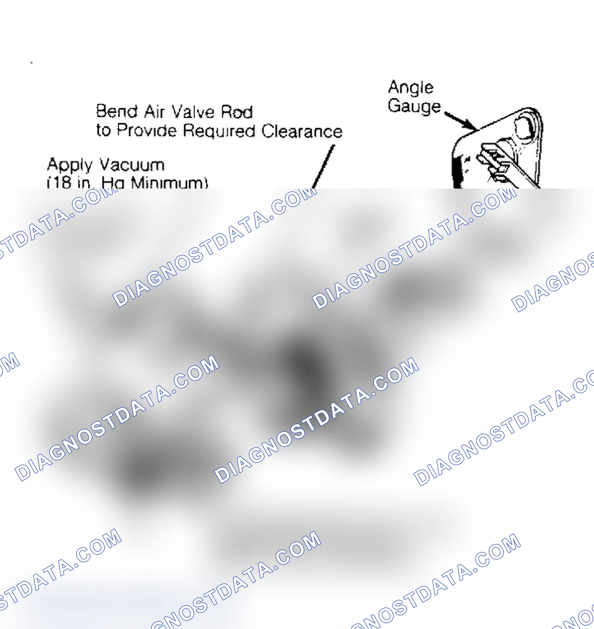 Scheme 13: Secondary (Rear) Vacuum Break Adjustment Turn screw or bend vacuum break rod to adjust.
