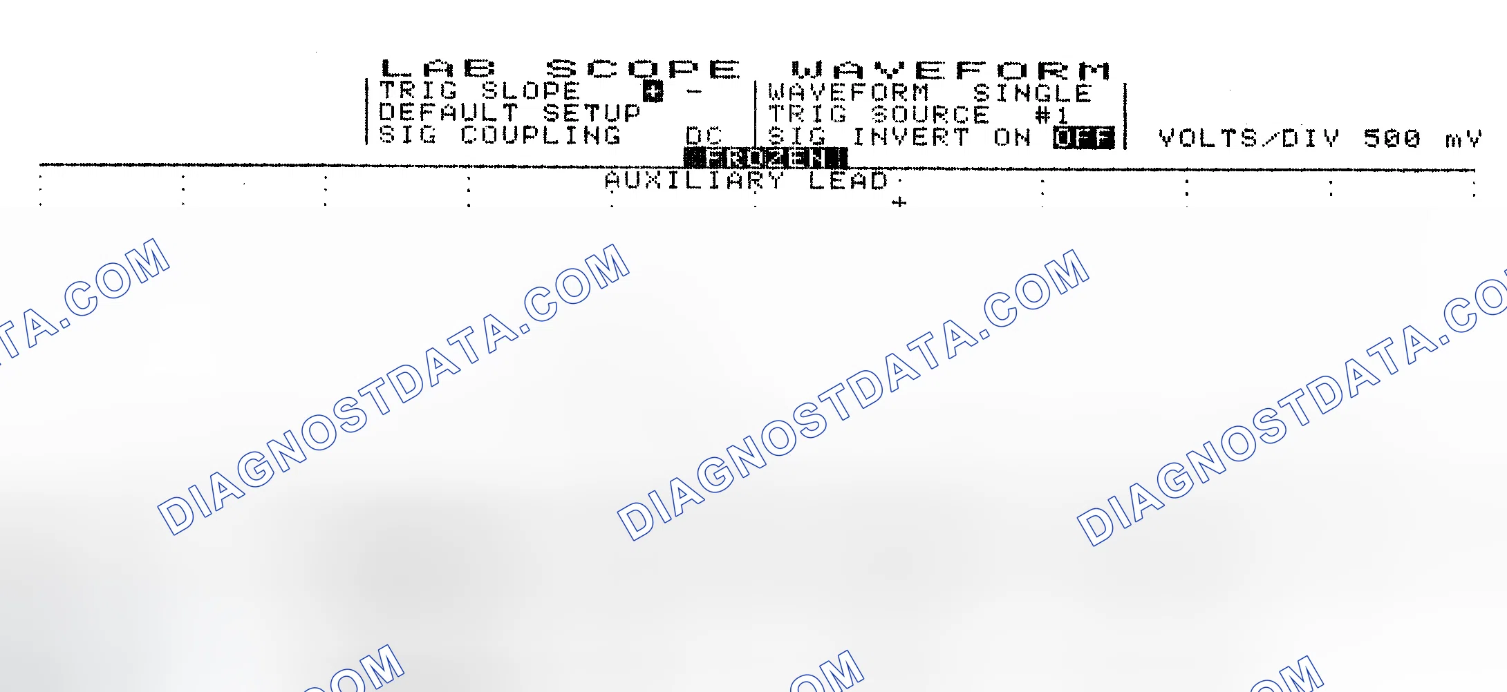 Scheme 10: Single Injector w/Excessive Current Flow - Current Pattern