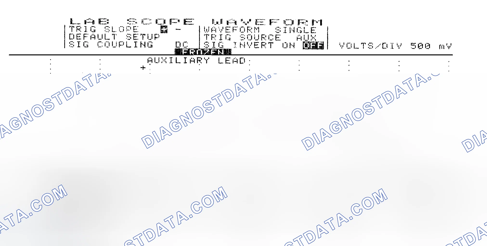 Scheme 14: Single Injector w/Excessive Current Flow - Current Pattern
