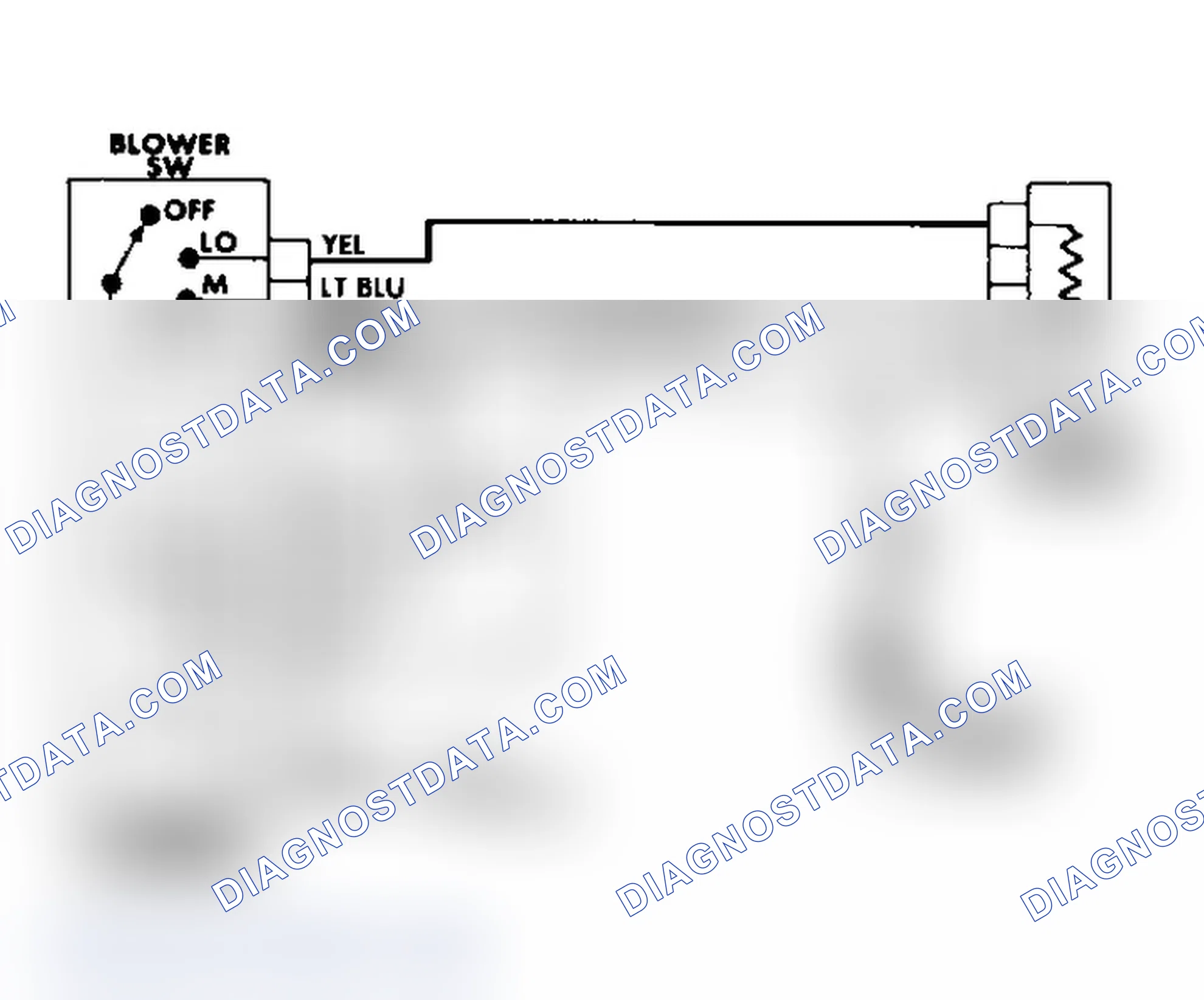 Scheme 8: Heater Wiring Diagram (Fiero)