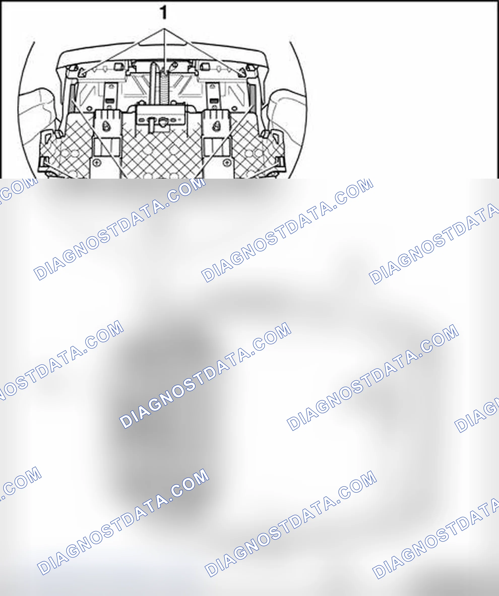Scheme 264: Detaching seat cushion extension from cover and padding