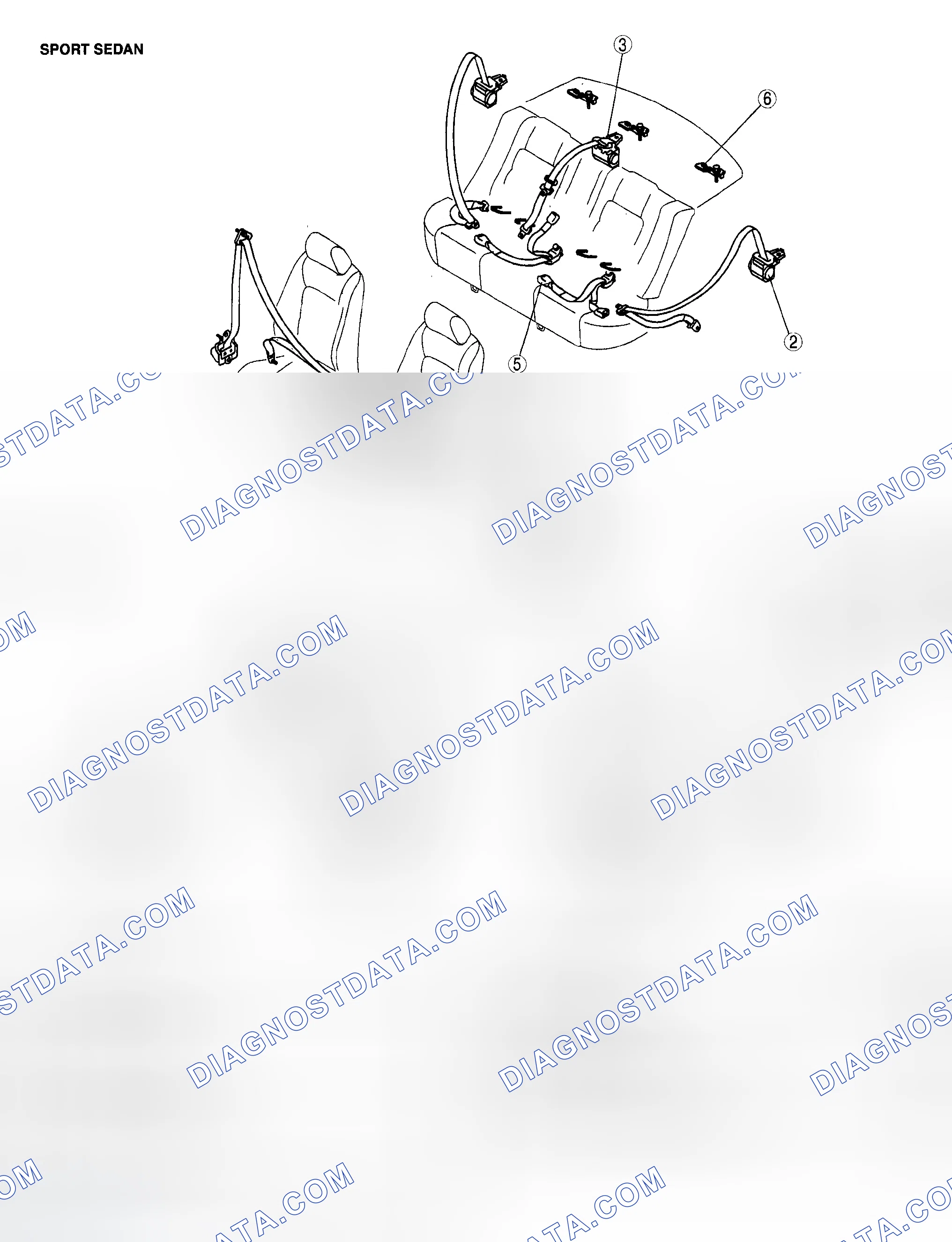 Scheme 1: SEAT BELT LOCATION INDEX