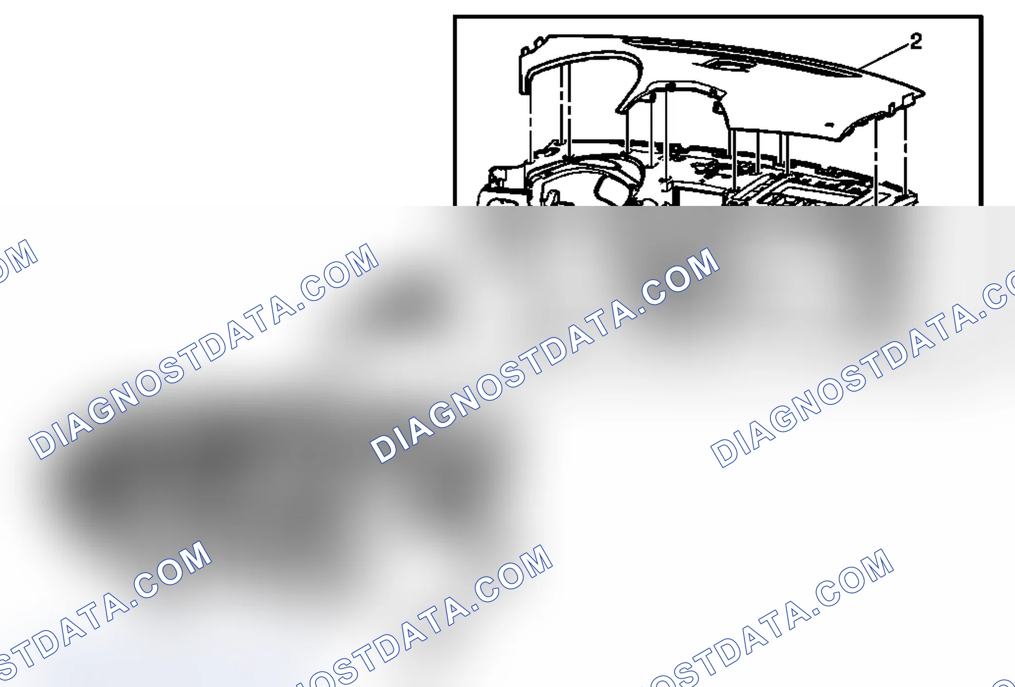 Scheme 62: Instrument Panel Upper Trim Panel Replacement