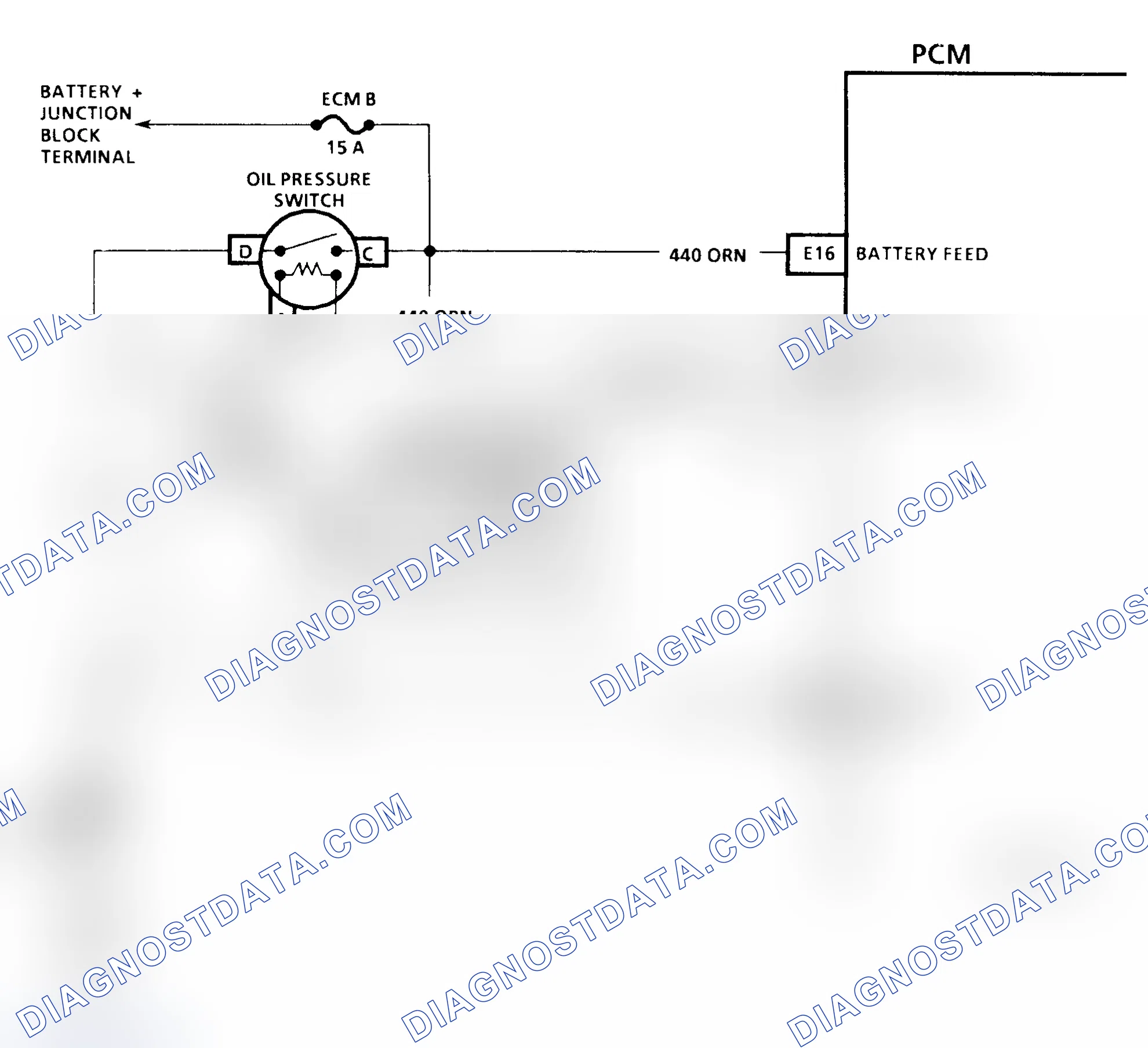 Scheme 171: Code 54 Schematic ("L" & "M" Series) Fuel Pump Circuit