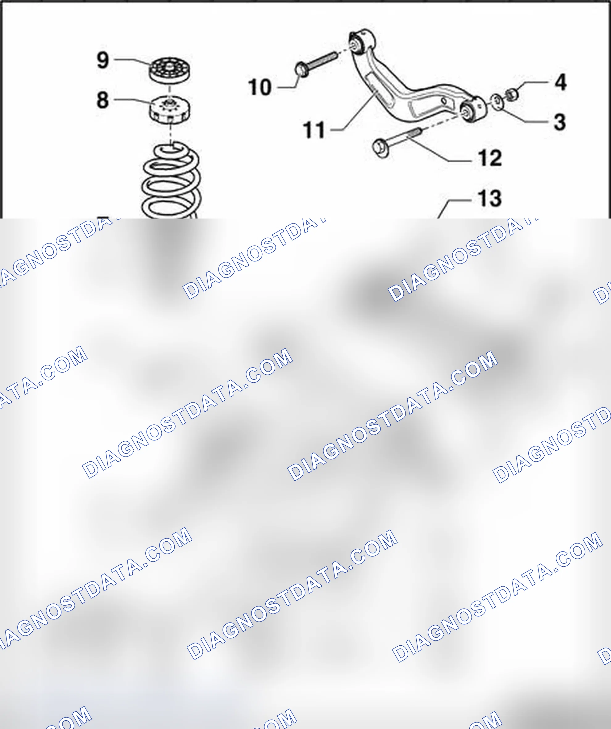 Scheme 176: Part III, Trapezoidal control arm, transverse link, tie rod
