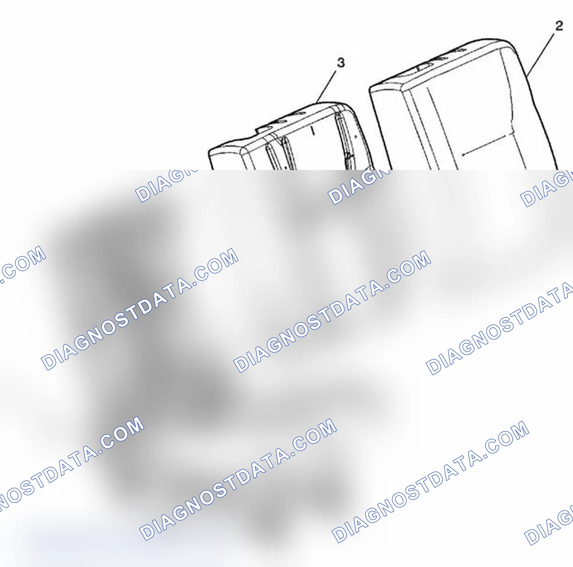 Scheme 41: Seat Back Cover and Pad Replacement - Rear No. 2