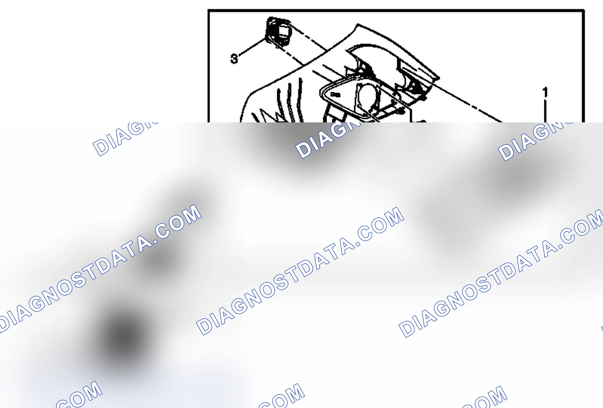 Scheme 41: Radio Rear Corner Upper Garnish Molding Speaker Replacement (Wagon)