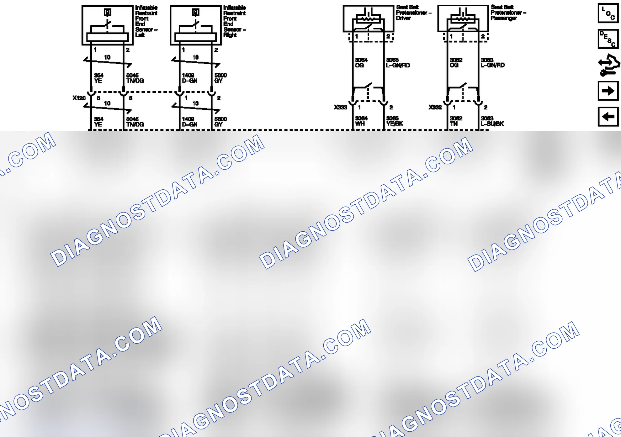 Scheme 2: Front End Sensors, Seat Belt Pretentioners, and Front Air Bags