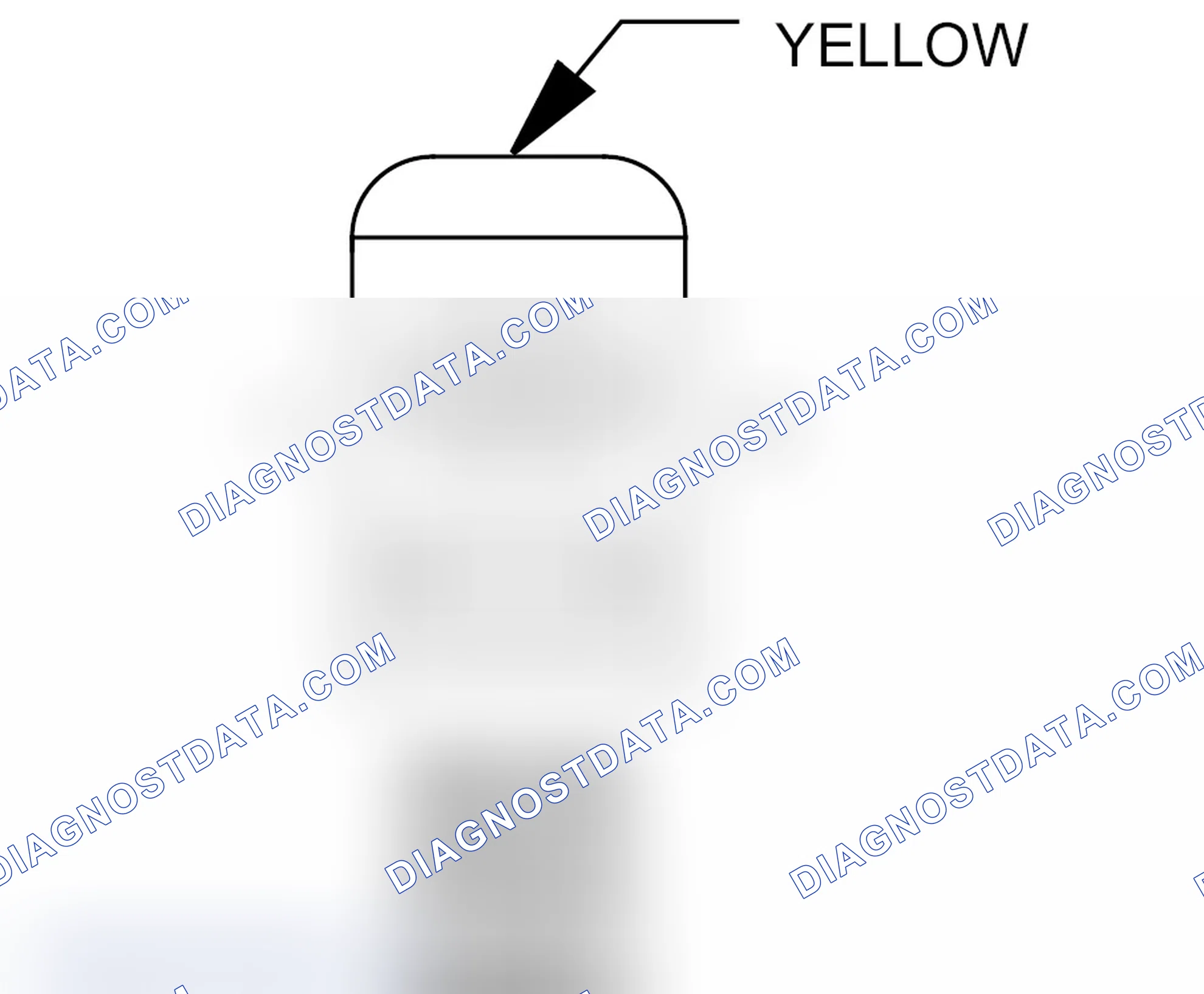 Scheme 115: Driver Airbag Squib 2 Connector End View