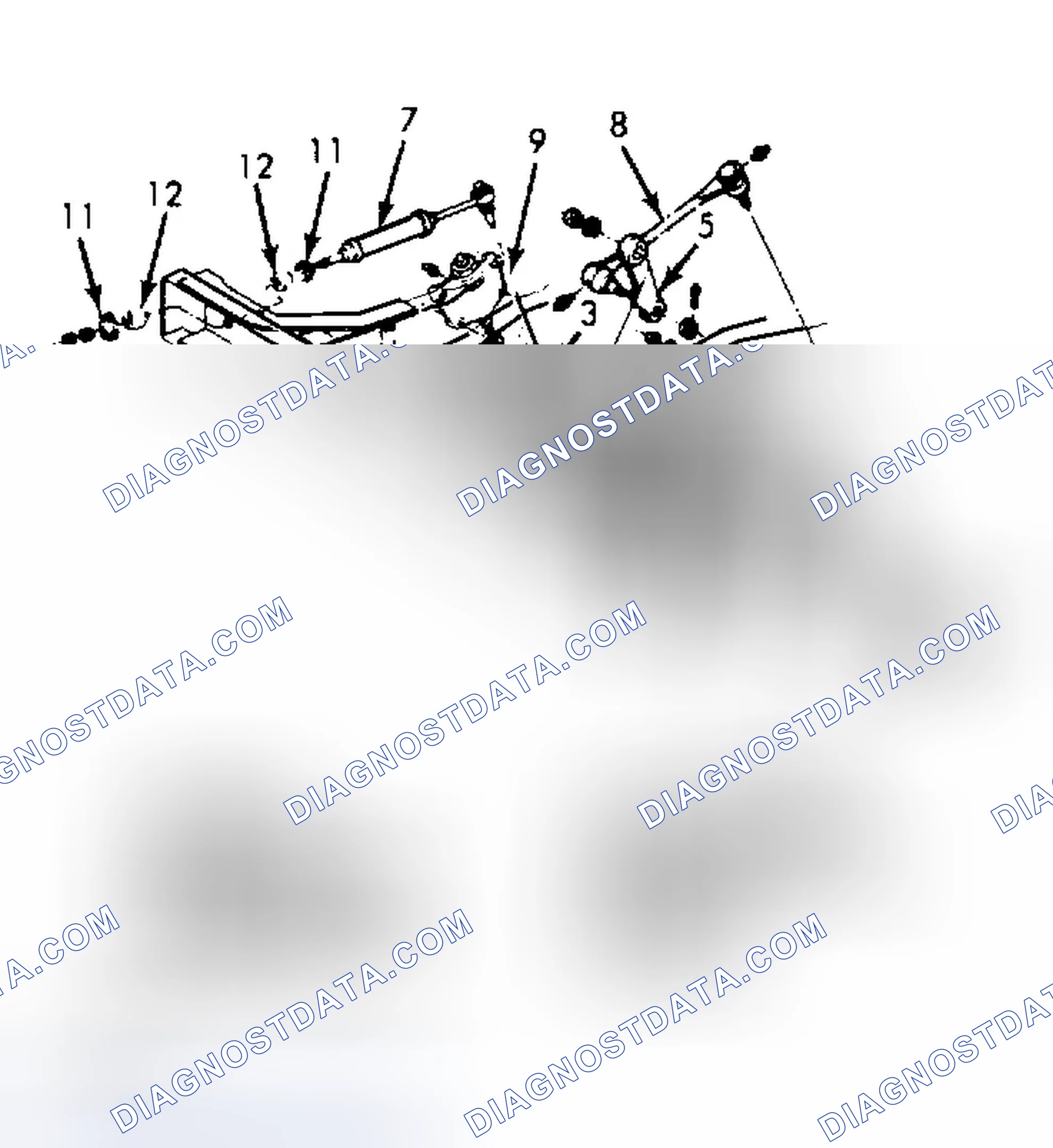 Scheme 6: View Of Steering Linkage (Commercial Van - Motorhome Chassis)