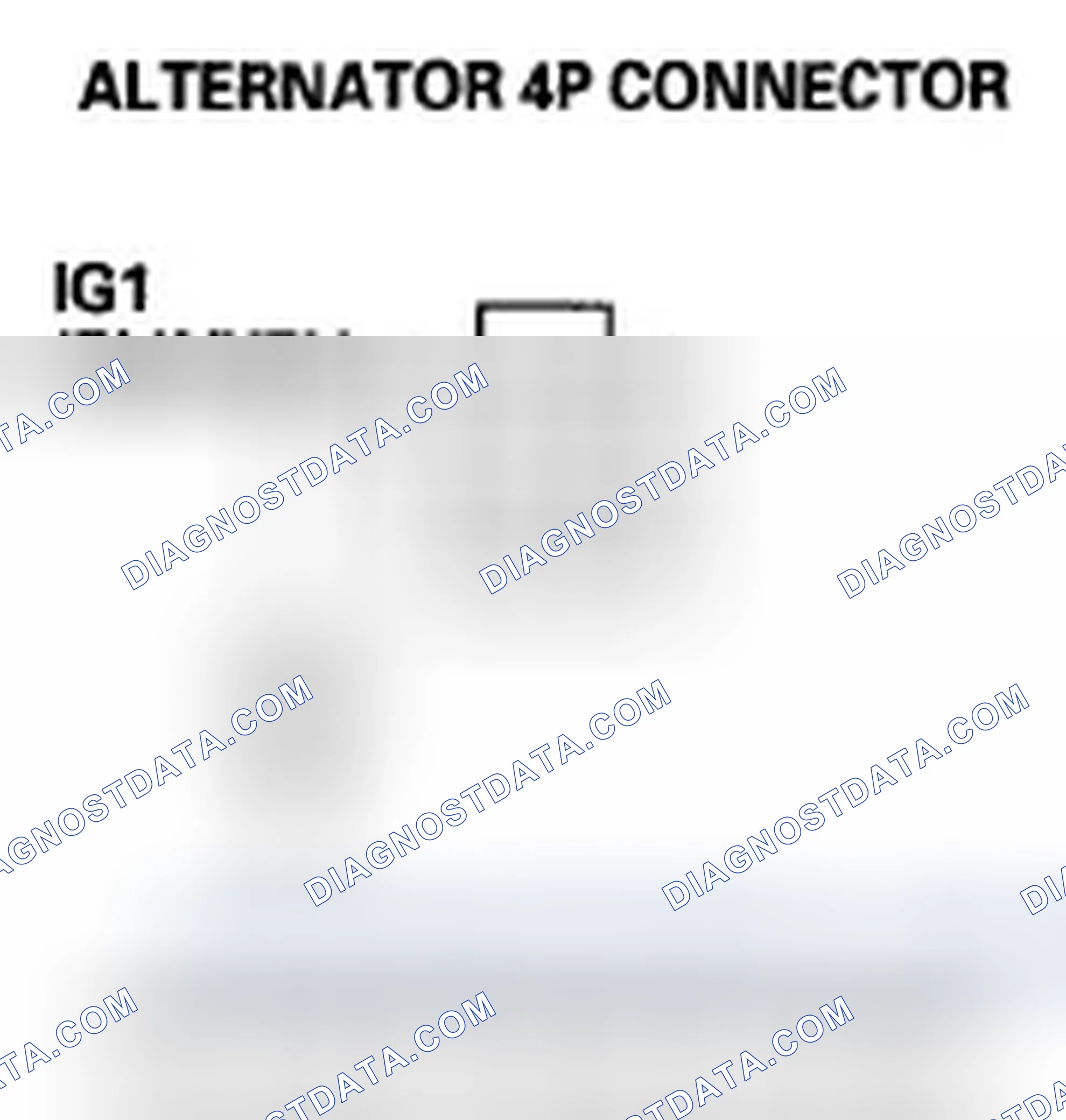 Scheme 195: DTC P16BC: Alternator FR Terminal Circuit/IGP Circuit Low Voltage
