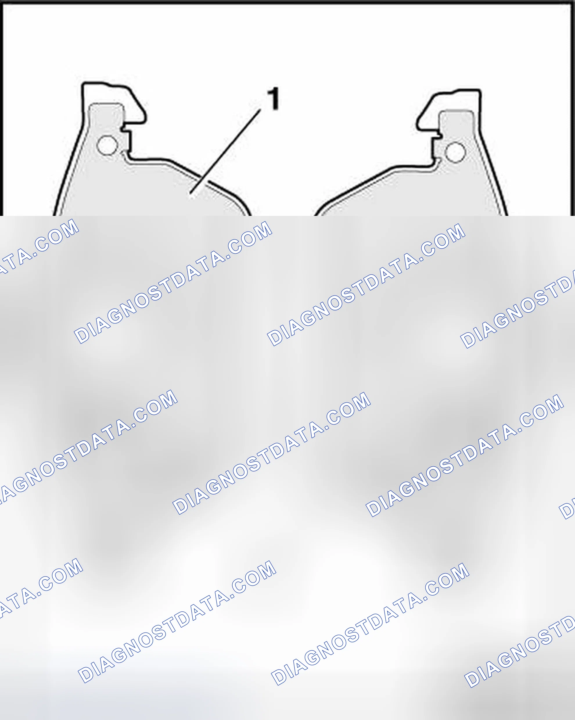 Scheme 5: Installed Position of Brake Pads