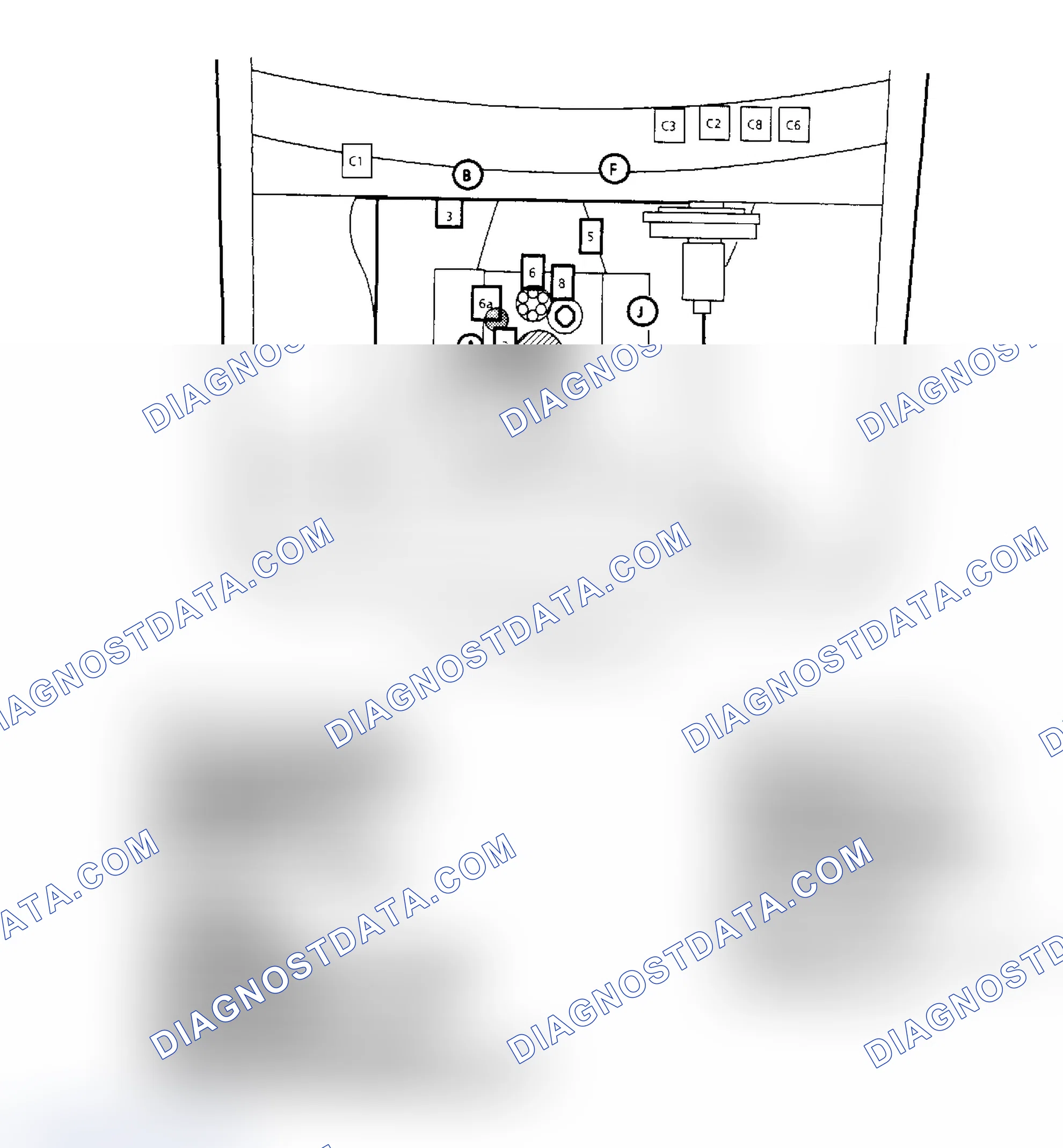 Scheme 146: Component Locations for "C/K" Series 4.3L