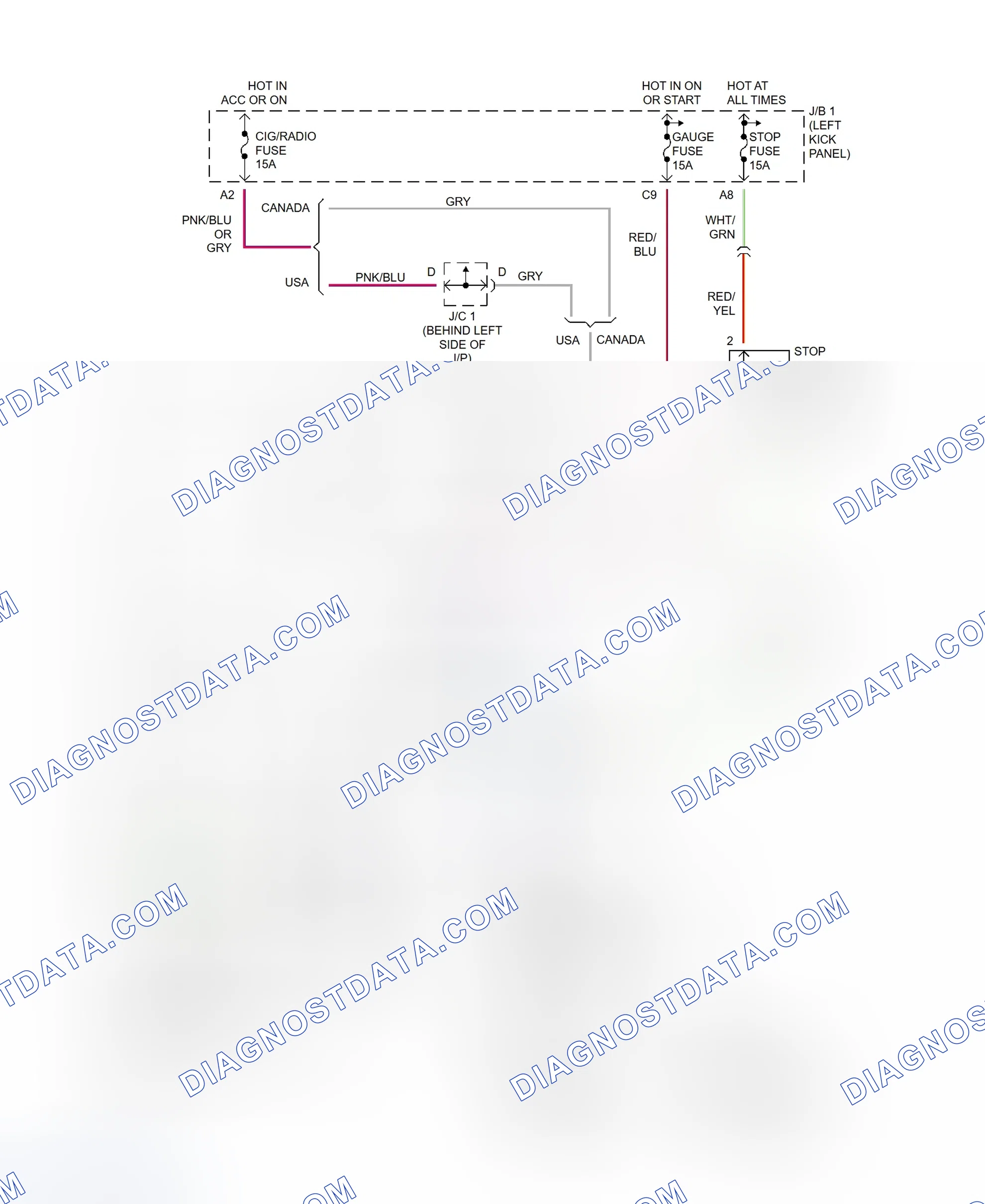 Scheme 14: Shift Interlock System Wiring Diagram (Tercel)
