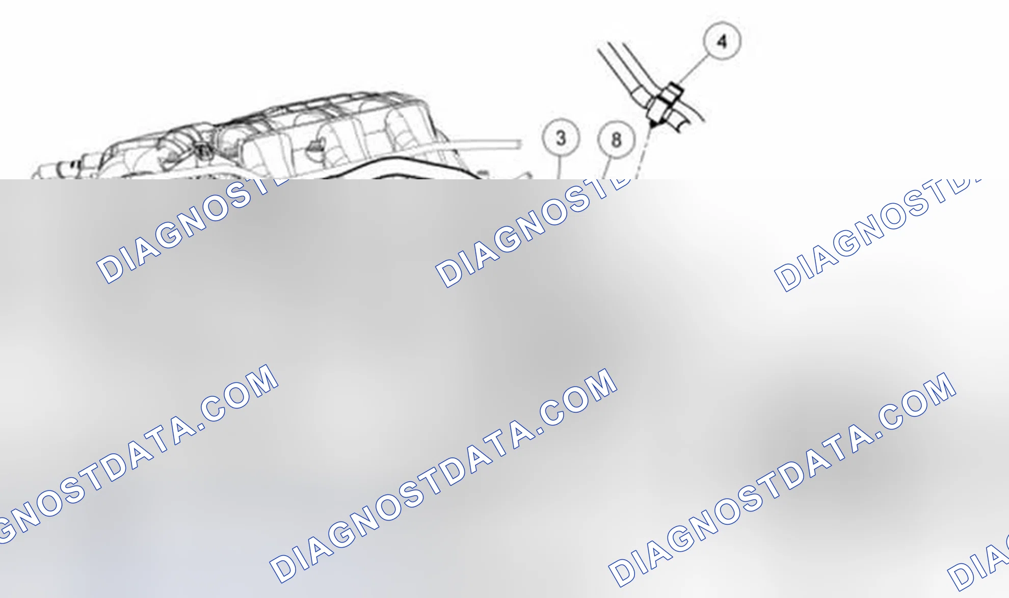 Scheme 254: Valve Cover - LH (View 1 of 2)