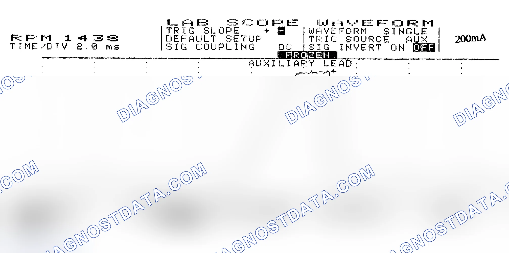 Scheme 15: Single Injector w/Normal Current Flow - Current Pattern