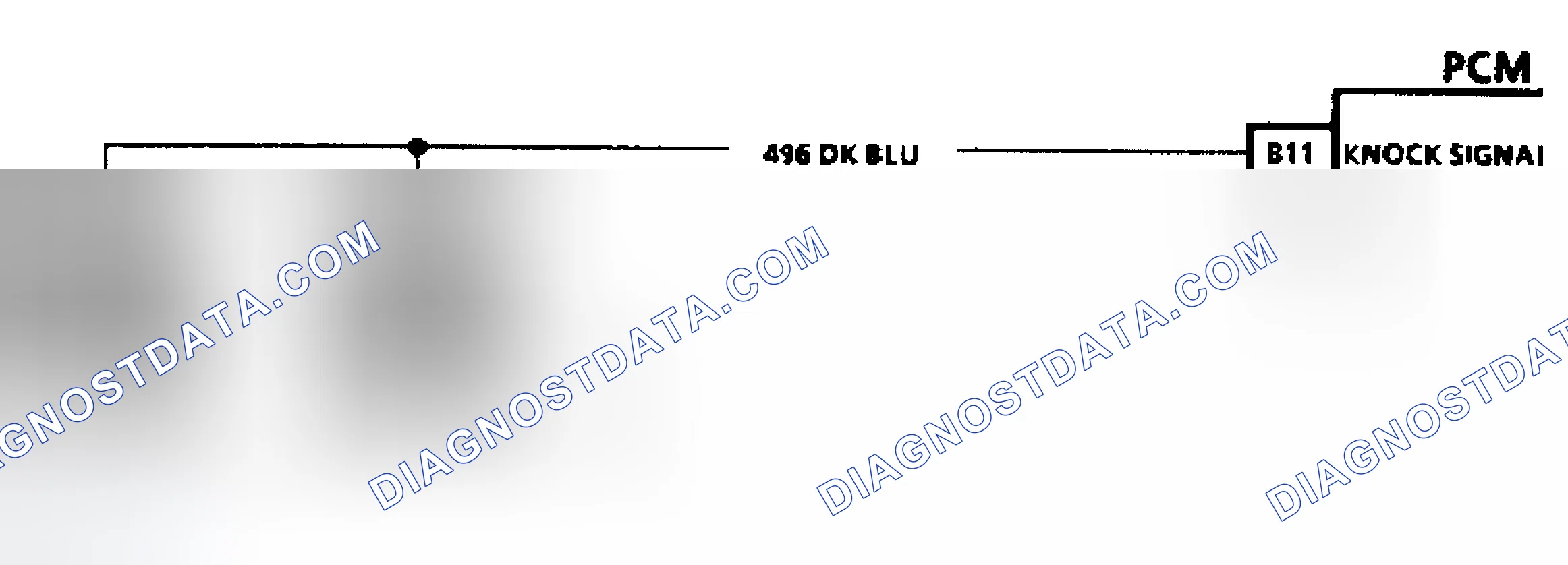 Scheme 119: Code 43 Schematic (Dual Sensors) Knock Sensor W/O Spark Module