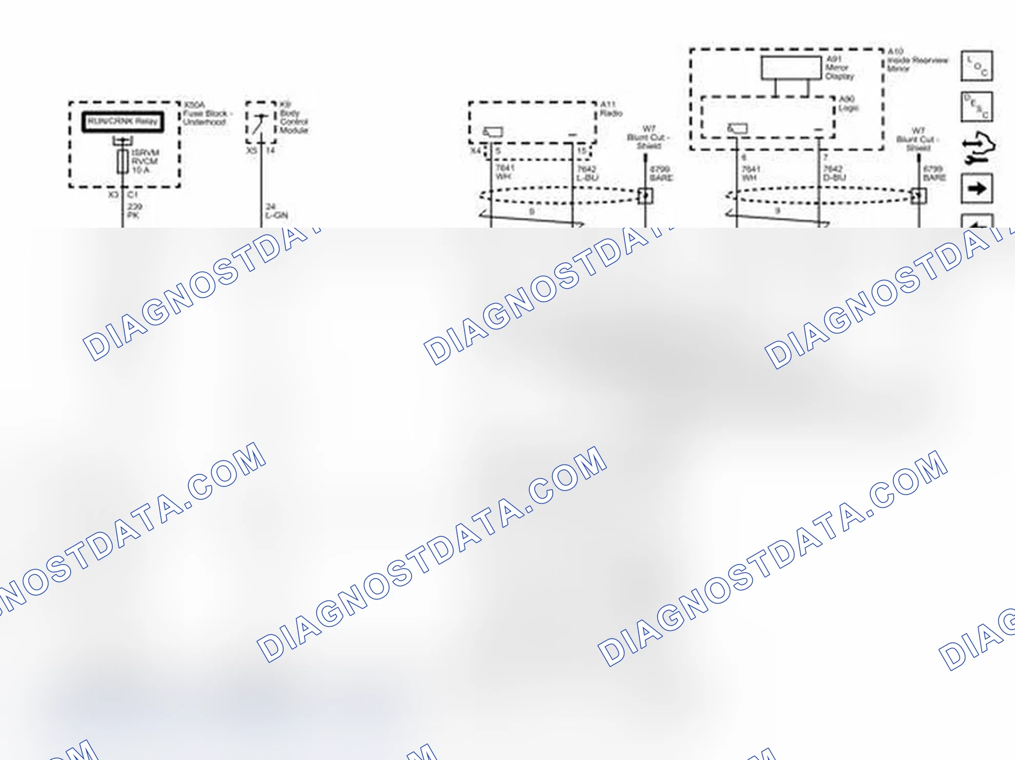 Scheme 2: Rear Vision Camera (with UYS) Wiring Schematics