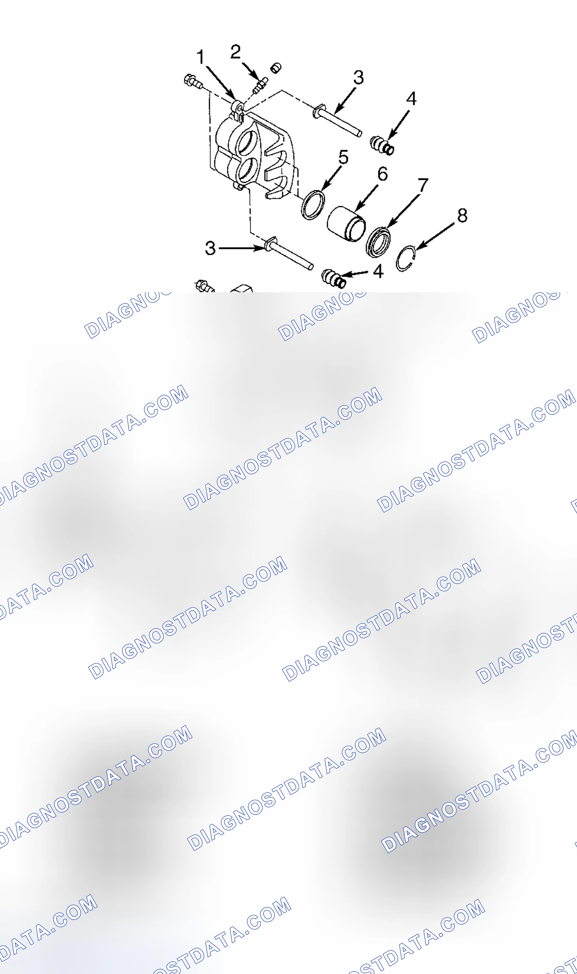 Scheme 45: FRONT DISC BRAKE ASSEMBLY