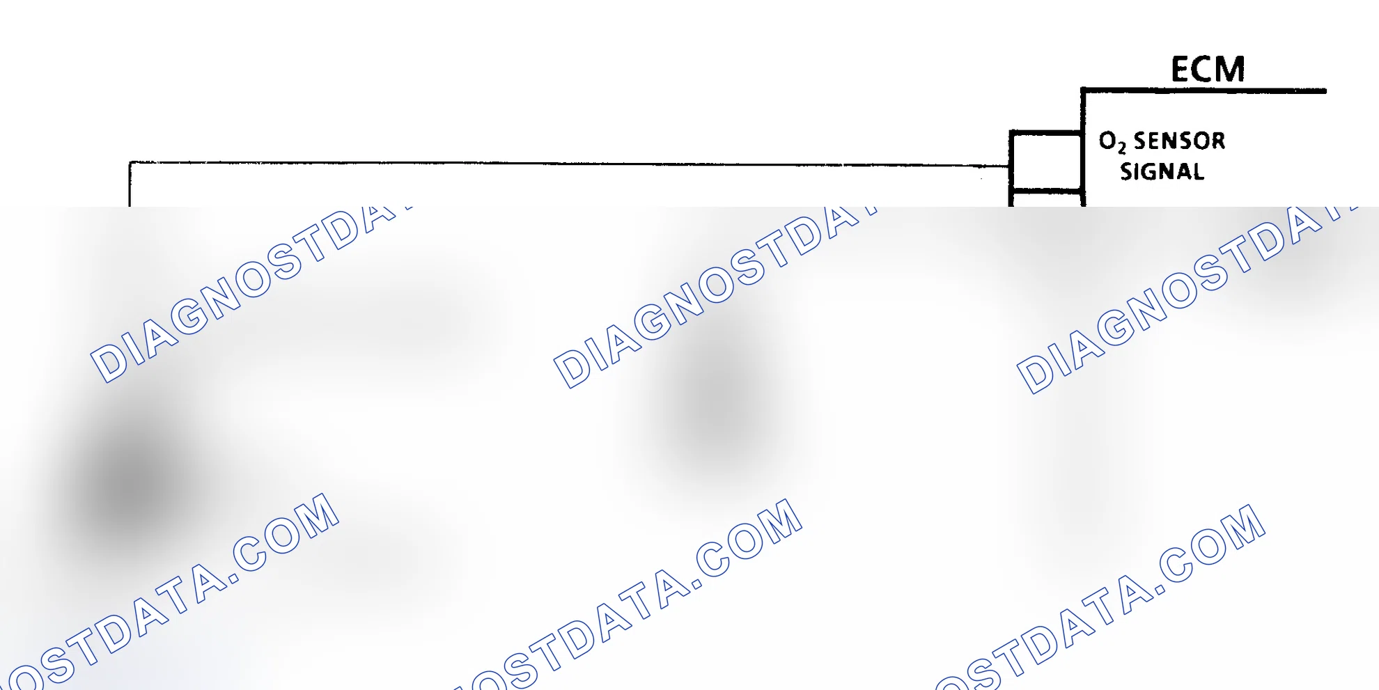 Scheme 291: Code 13 Schematic (All Models) Open Oxygen Sensor Circuit