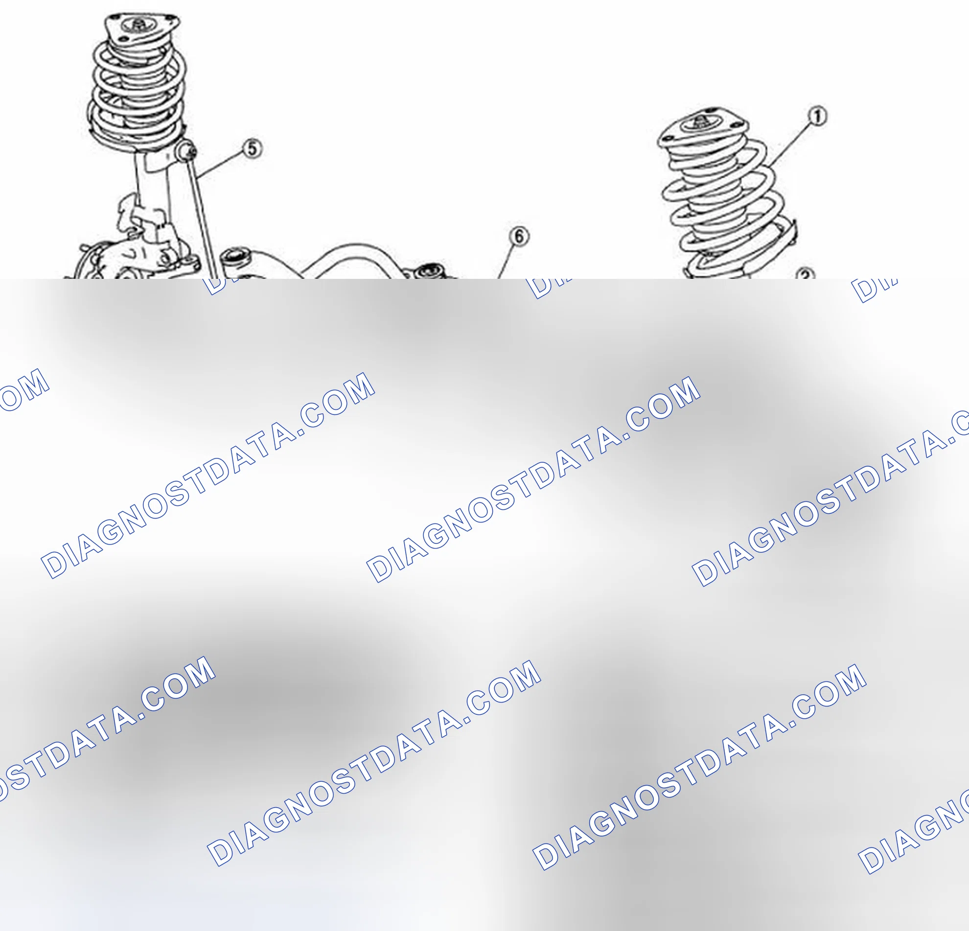 Scheme 2: FRONT SUSPENSION LOCATION INDEX