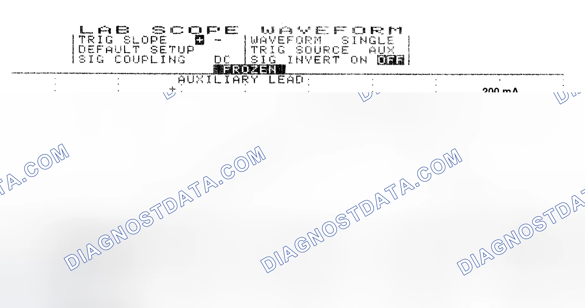 Scheme 13: Single Injector w/Normal Current Flow - Current Pattern