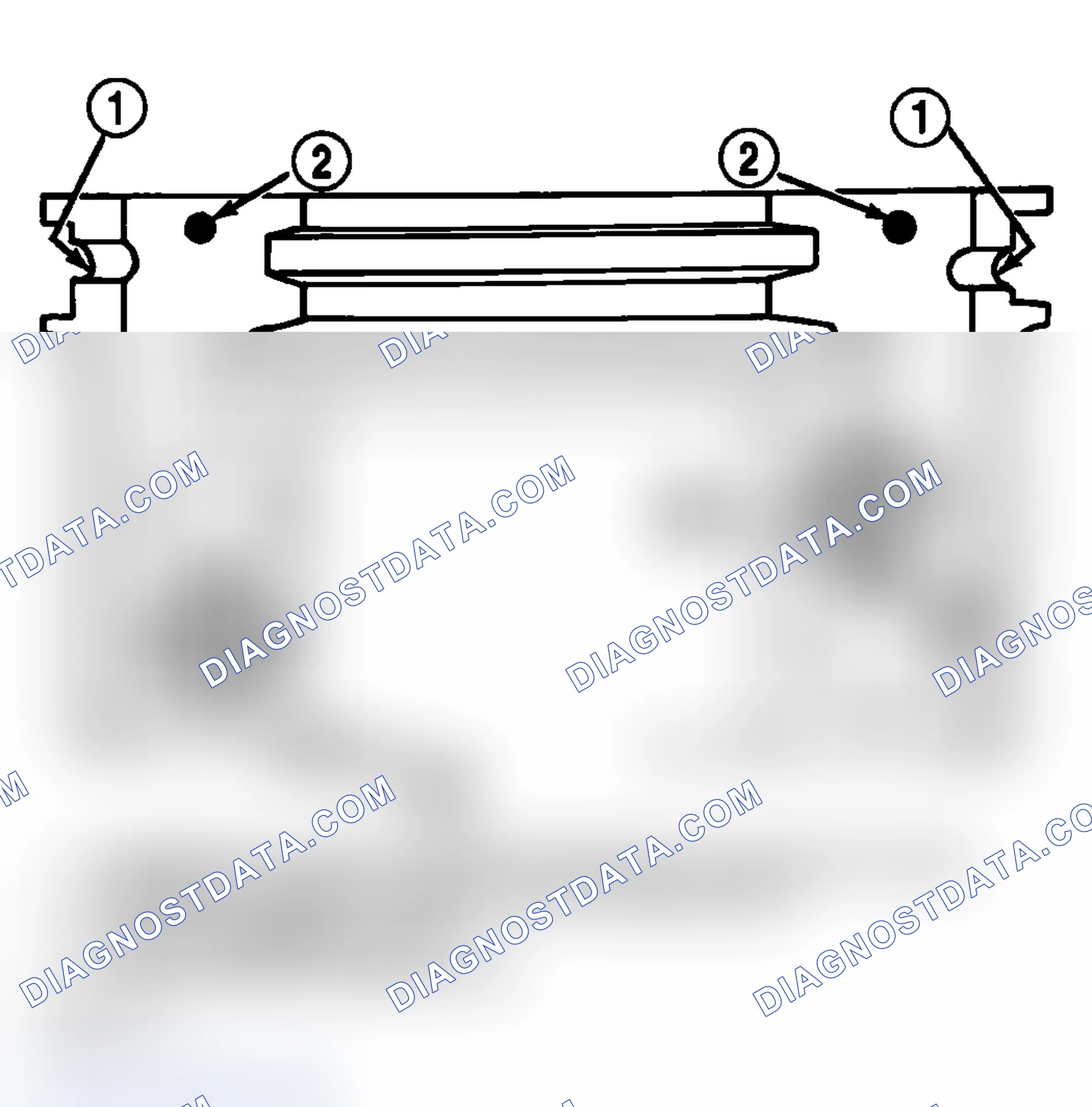 Scheme 573: UPPER SEAL-CRANKSHAFT REMOVED