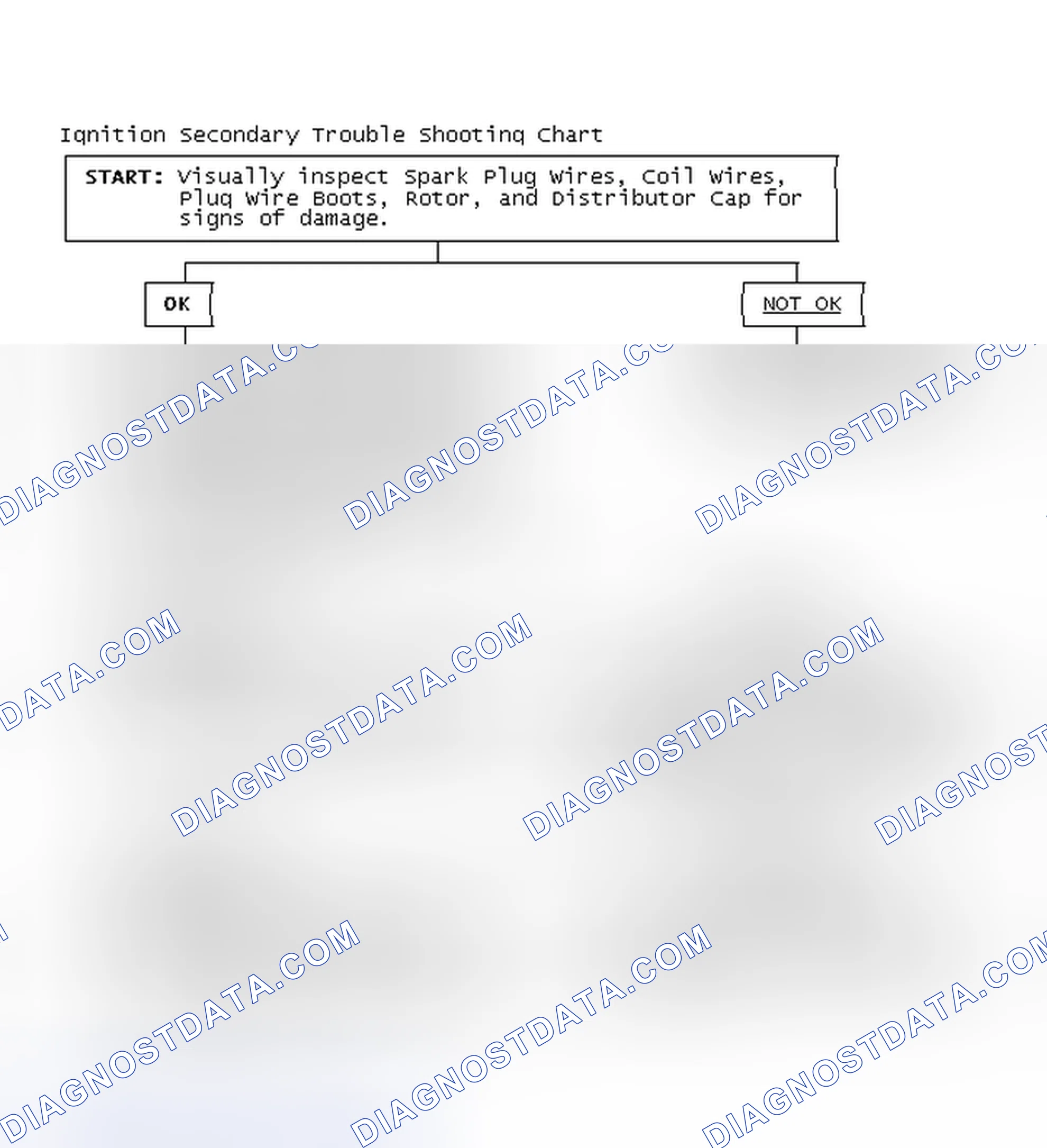 Scheme 1: Ignition Secondary Trouble Shooting Chart