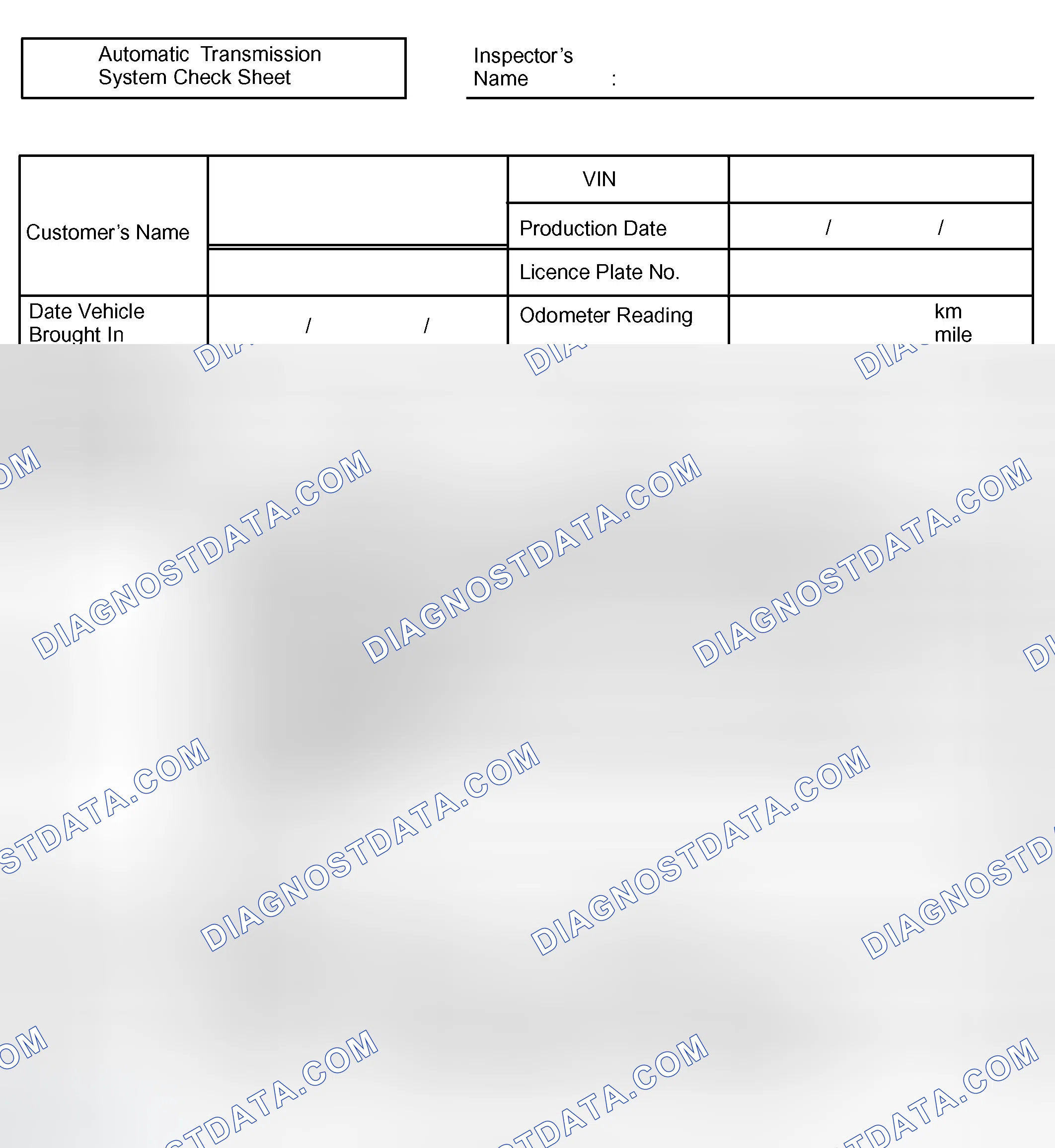 Scheme 91: CUSTOMER PROBLEM ANALYSIS CHECK