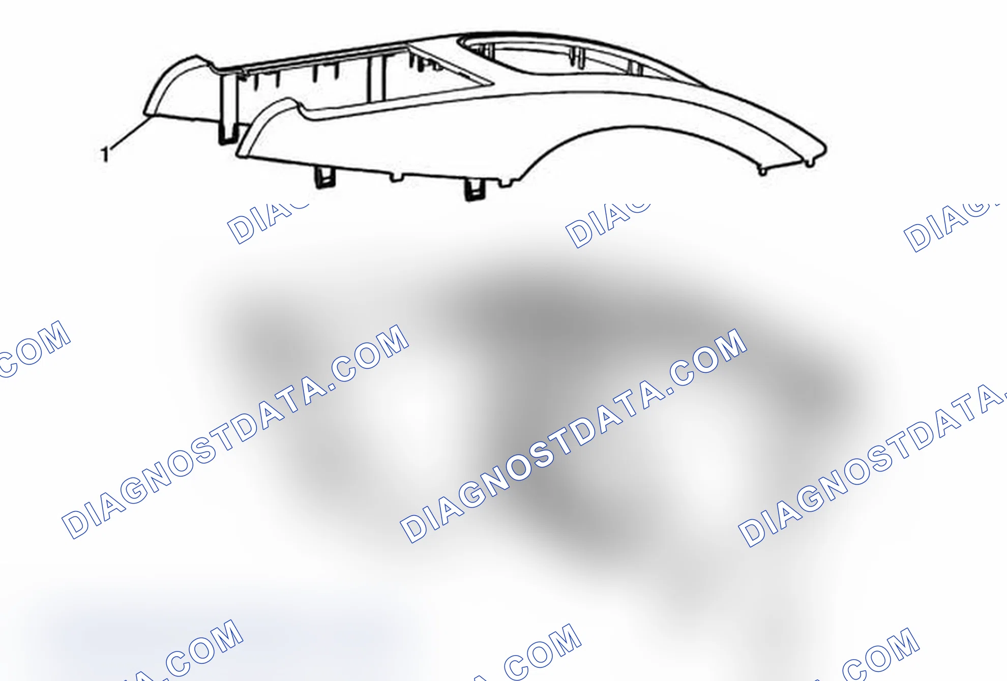 Scheme 64: Front Floor Console Cup Holder Housing Replacement