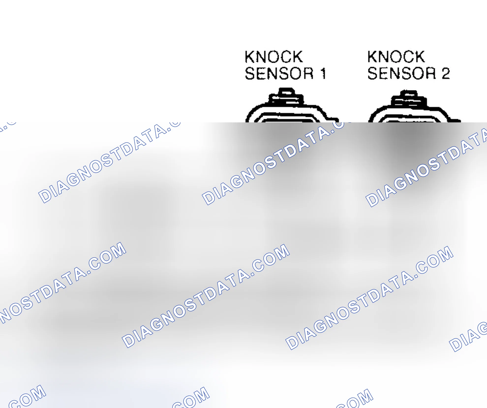Scheme 12: DUAL Knock Sensor Test Circuits & Connector Terminals