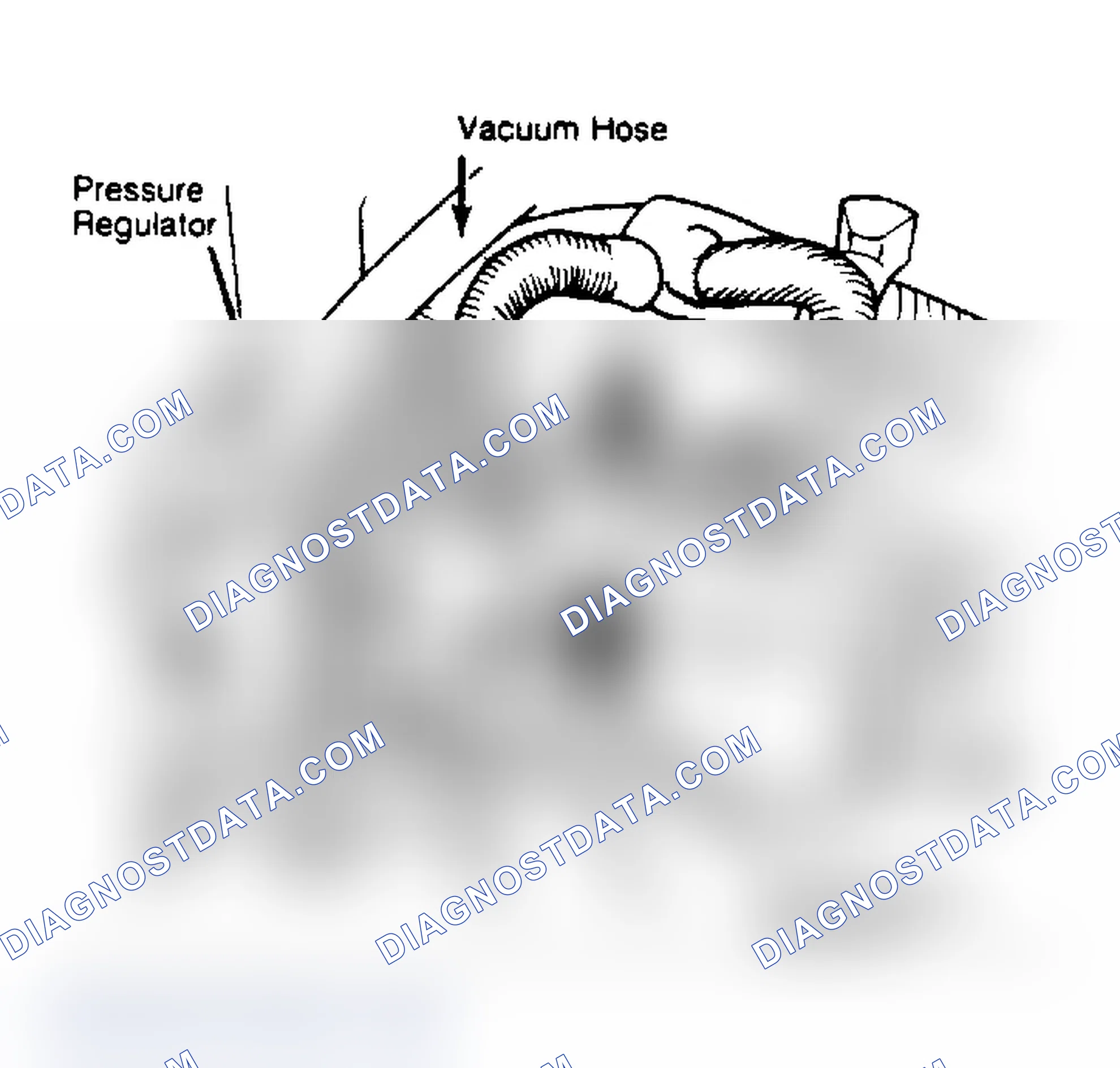 Scheme 113: Location of Fuel Pressure Test Port