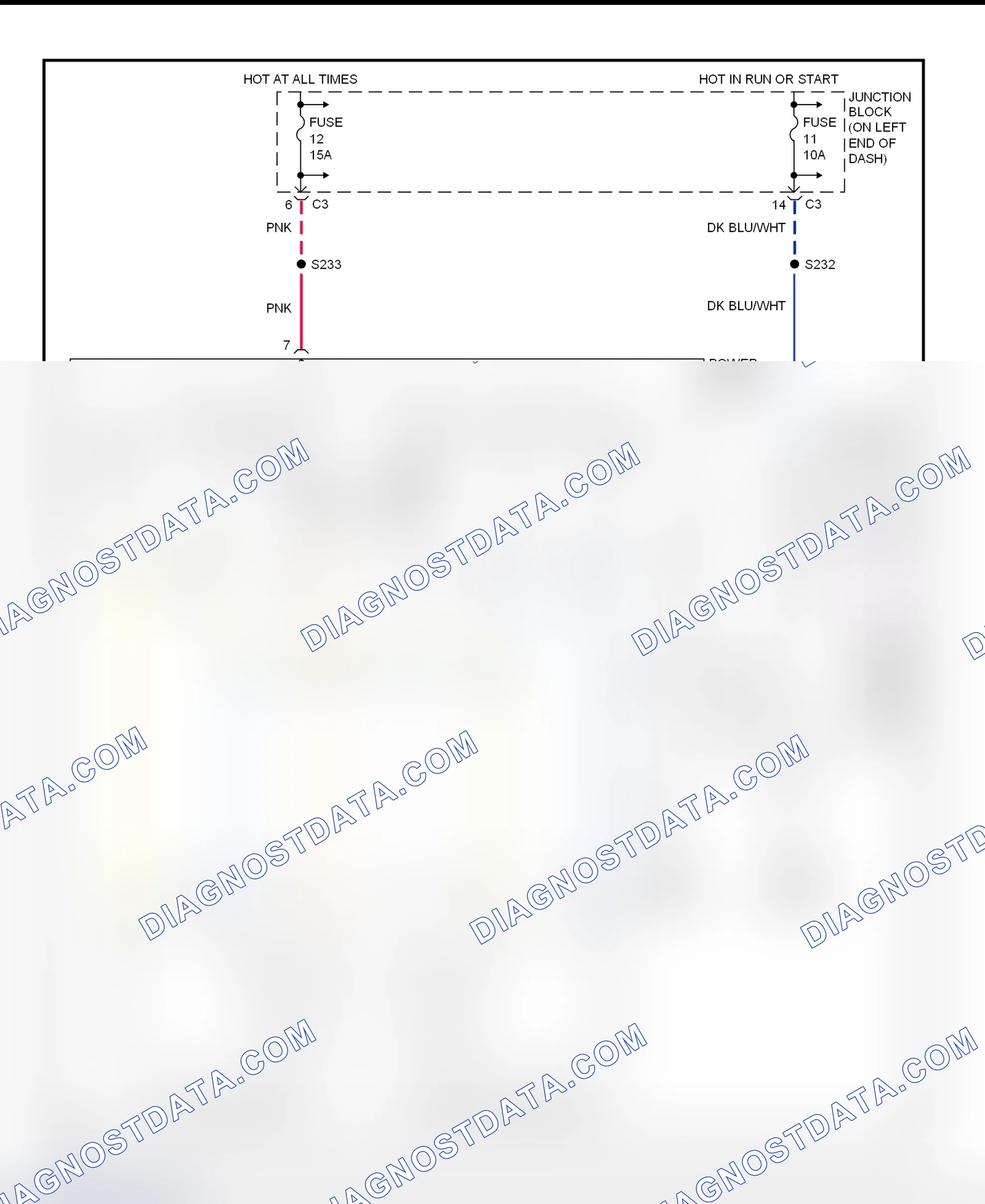 Scheme 2: Power Mirror System Wiring Diagram (Dakota)