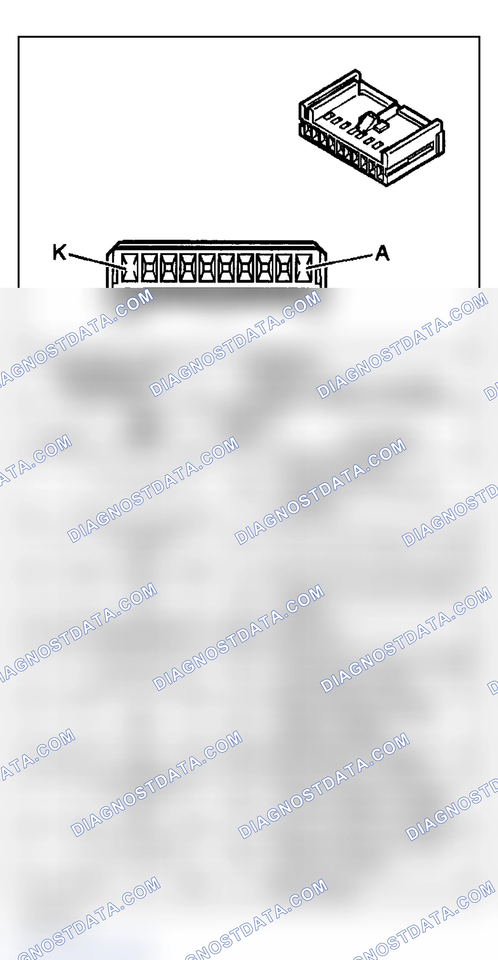 Scheme 9: Wiper/Washer System Connector End Views